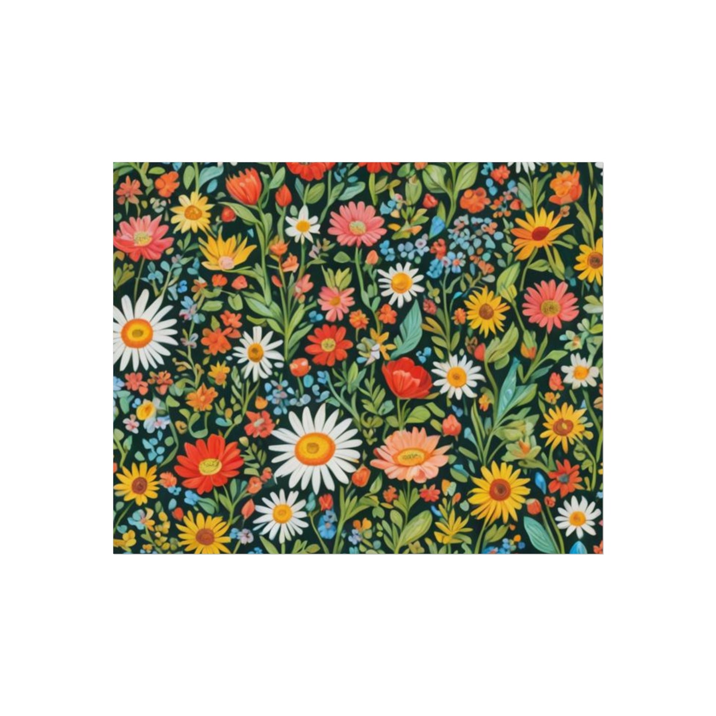 Funky Flowers Glicée Posters