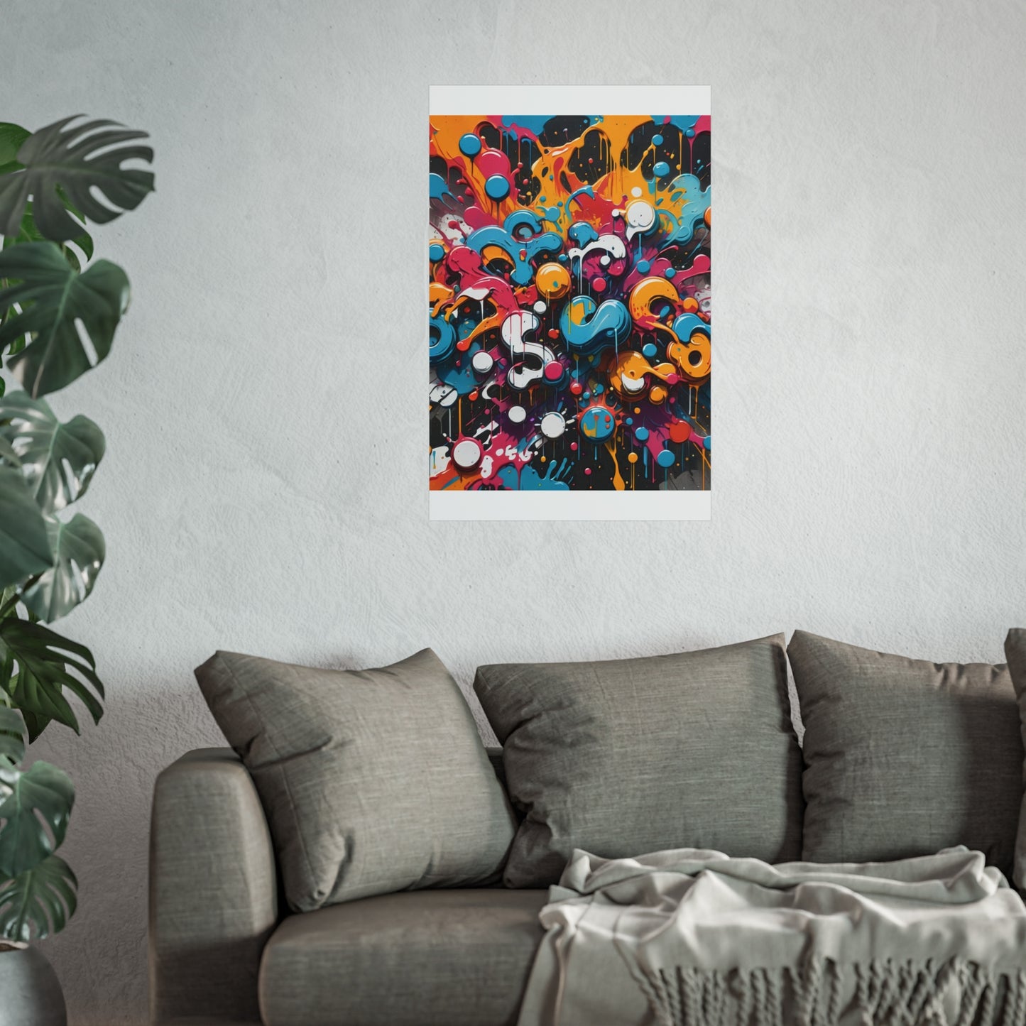 Street  Abstract Glicée Poster various sizes.