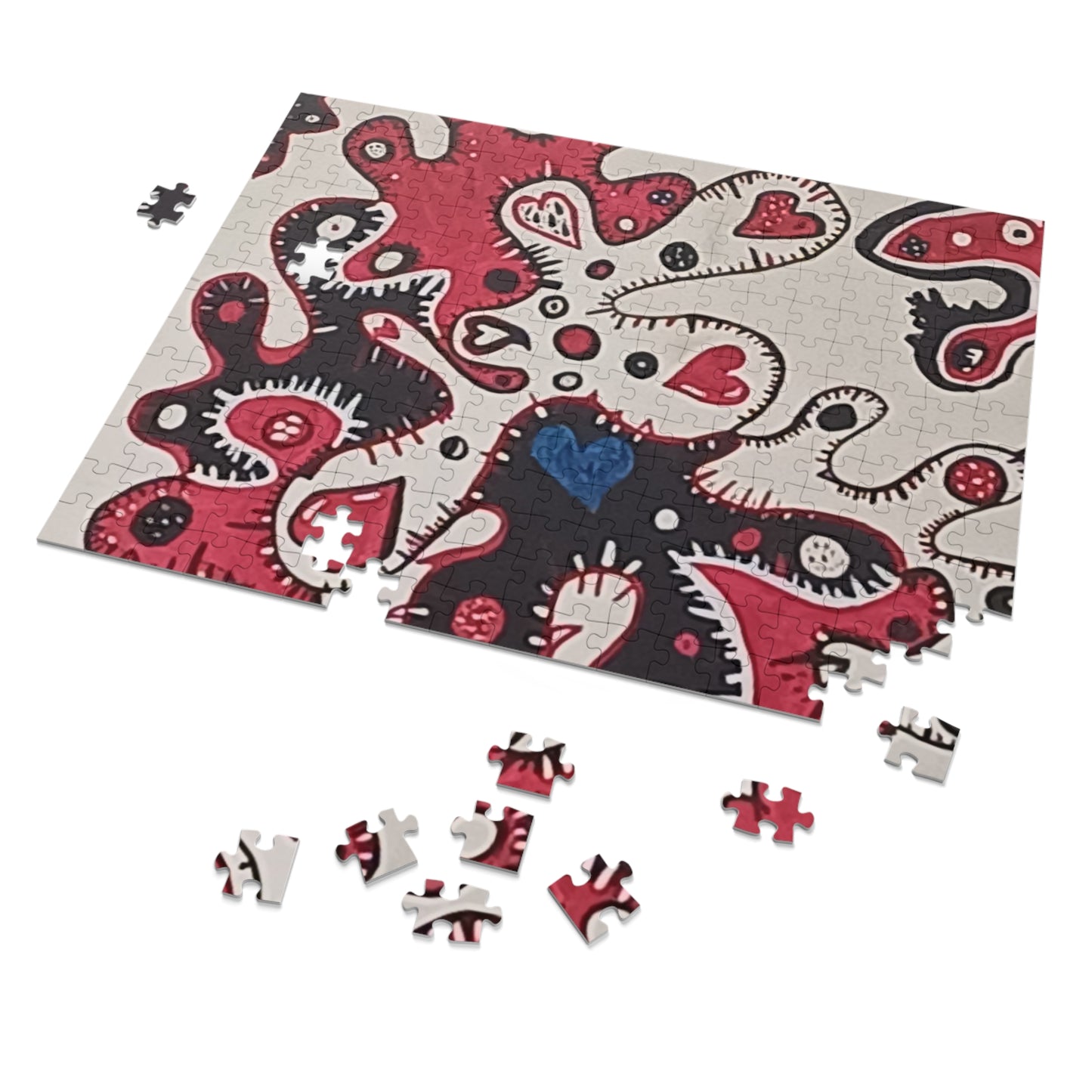 Lots Of Hearts  Puzzle with Tin 30 - 2000 pieces