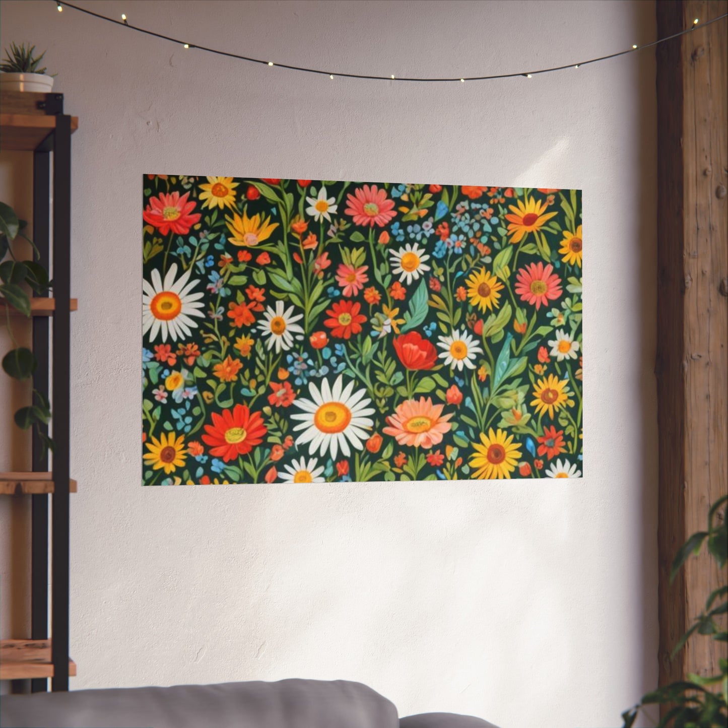 Funky Flowers Glicée Posters