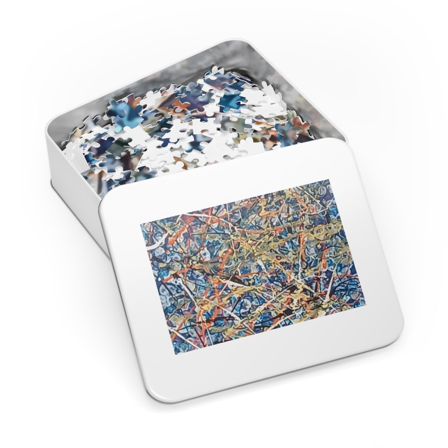 Blue Blitz Abstract Art Jigsaw Puzzle 30 - 2000 pieces
