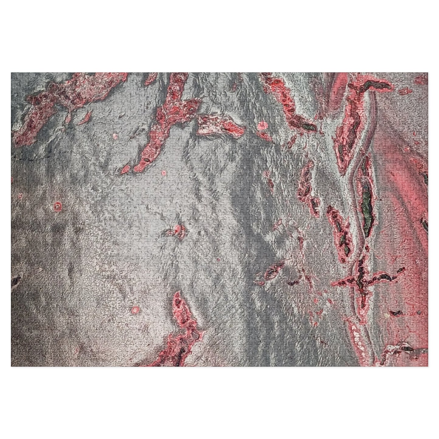 Grey Splash Jigsaw Puzzle with Tin, upto 2000 pieces.