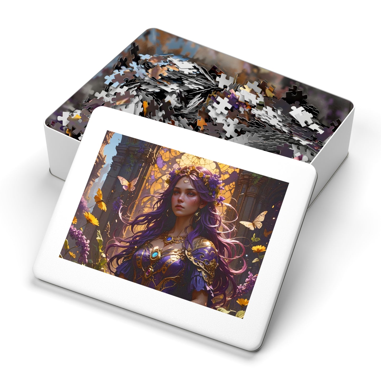 Enchanted Lady purple Puzzle