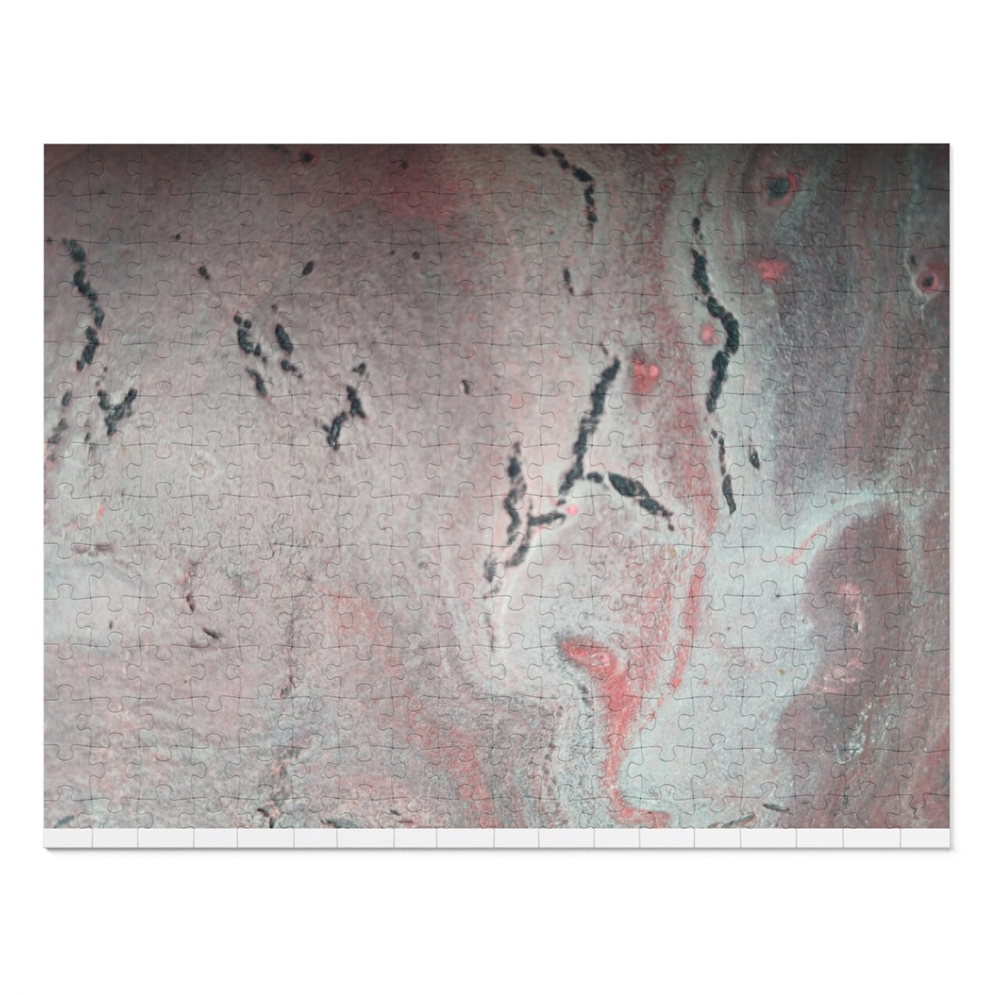 Abstract Pink & Grey Jigsaw Puzzle with Tin, 6 variants upto 2000 pieces.