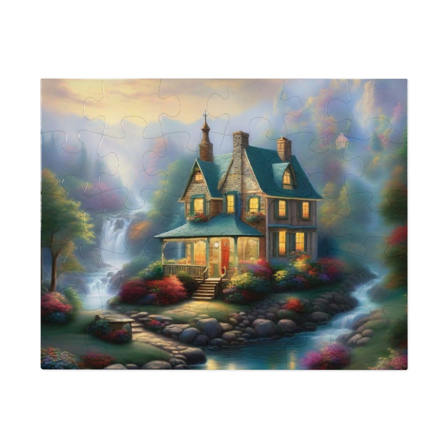 Dreamy Home Puzzle with Tin