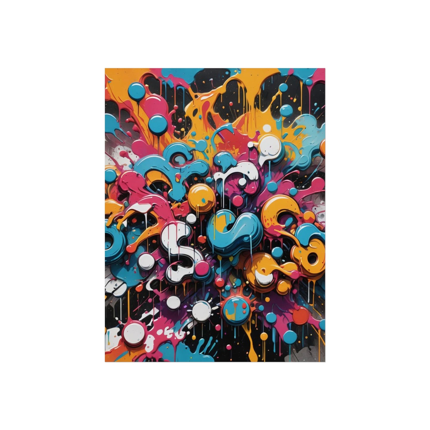 Street  Abstract Glicée Poster various sizes.