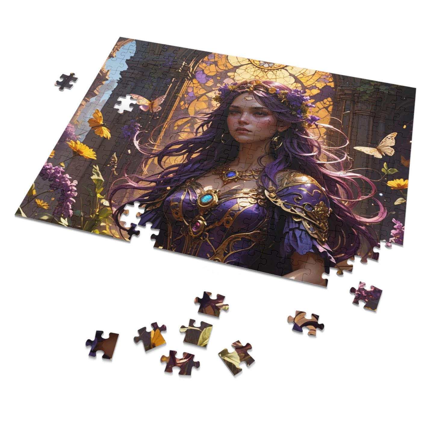 Enchanted Lady purple Puzzle