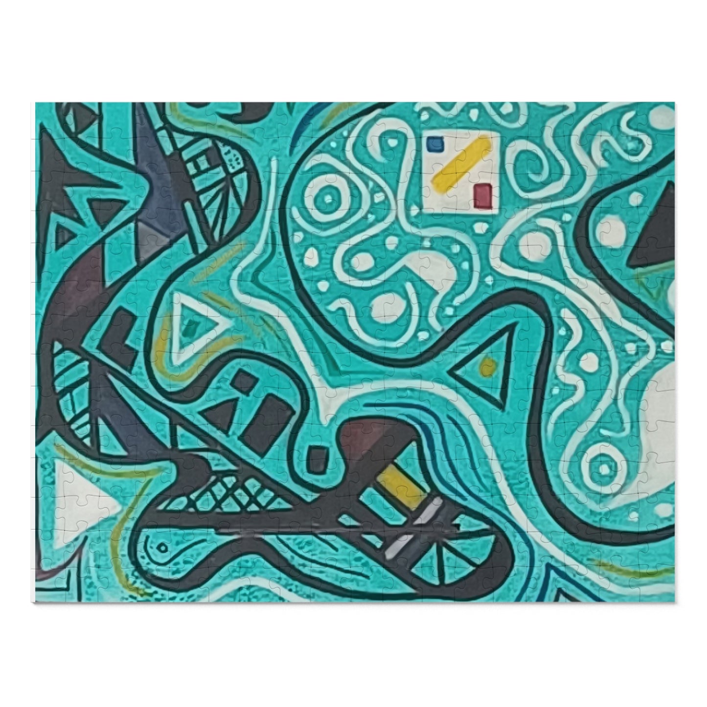 5.   Upto 2000 piece Abstract Jigsaw Puzzle with Tin