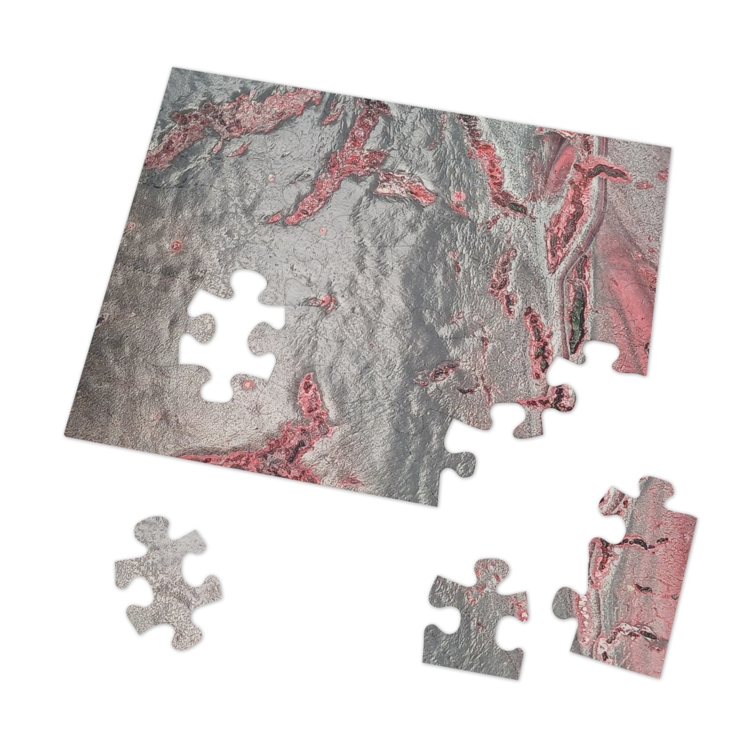 Grey Splash Jigsaw Puzzle with Tin, upto 2000 pieces.