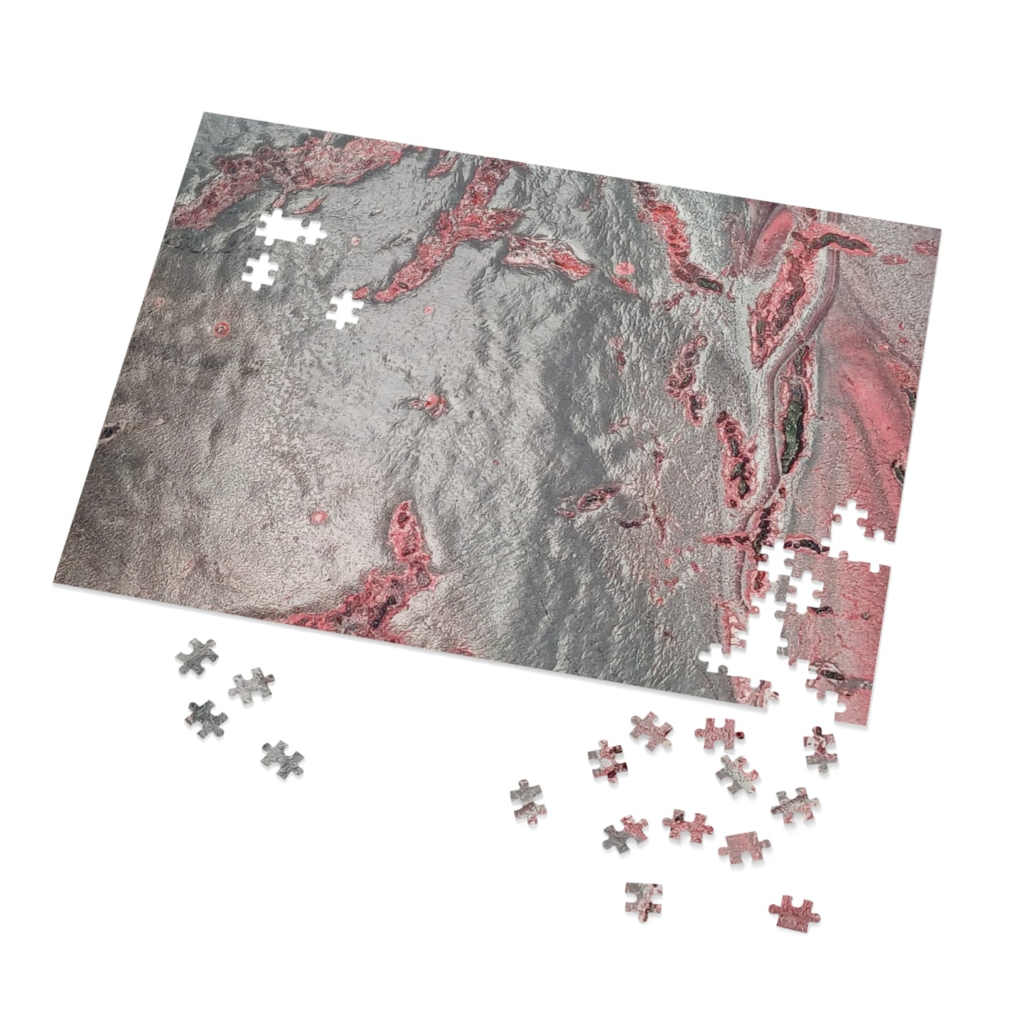 Grey Splash Jigsaw Puzzle with Tin, upto 2000 pieces.