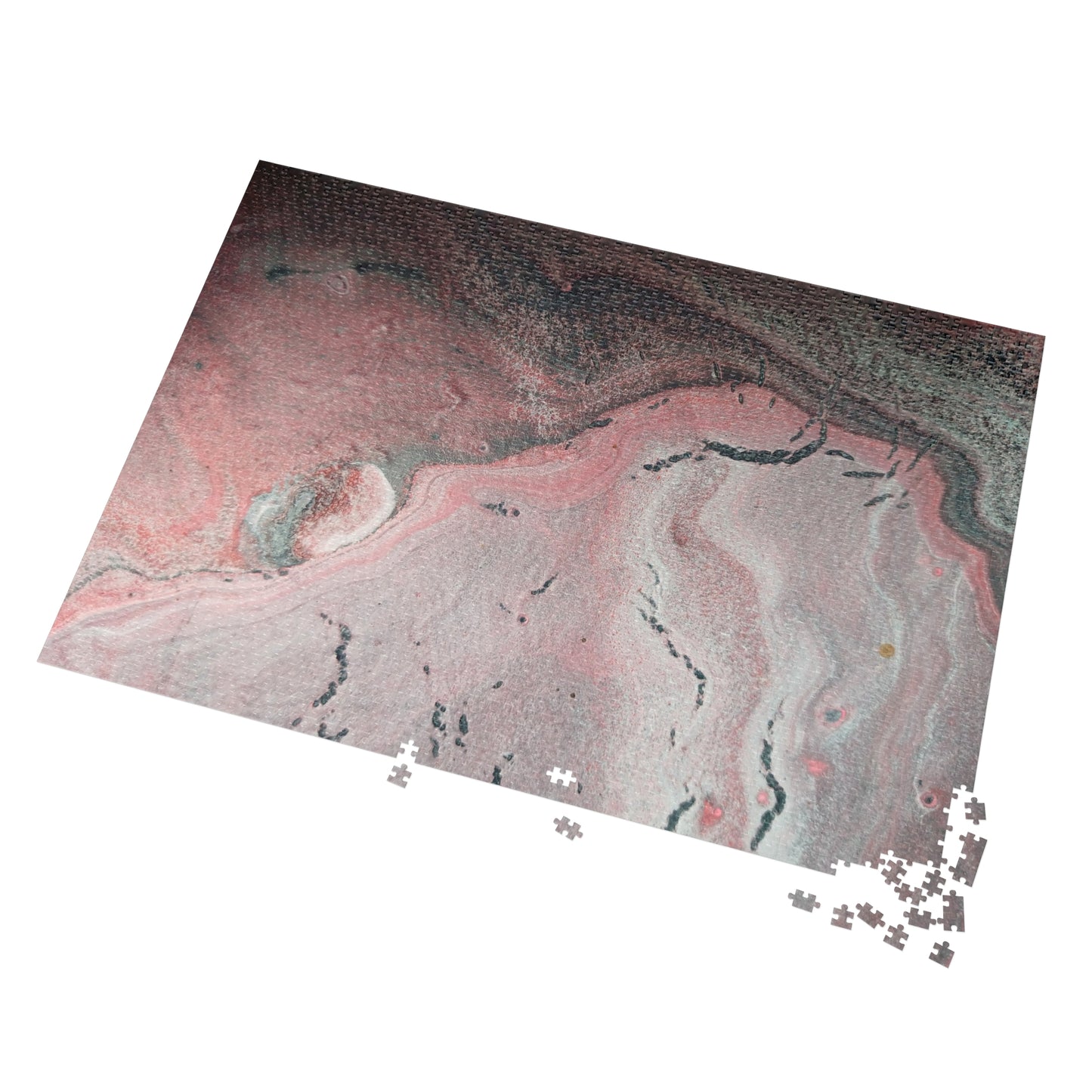 Abstract Pink Fine Art Jigsaw Puzzle with Tin - 6 variants  upto 2000 pieces