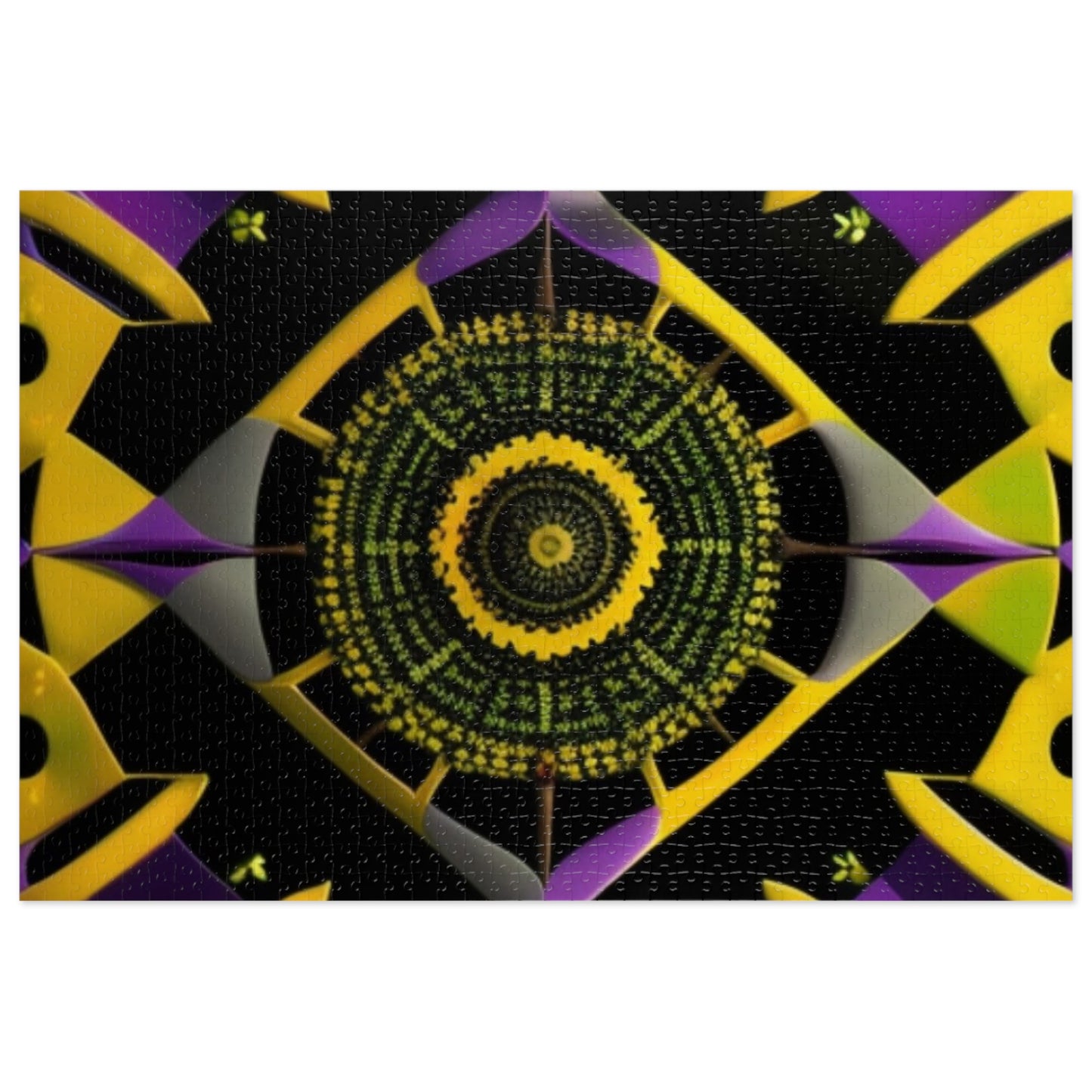 Vibrant Square Jigsaw Puzzle with Tin  30-2000 pieces.