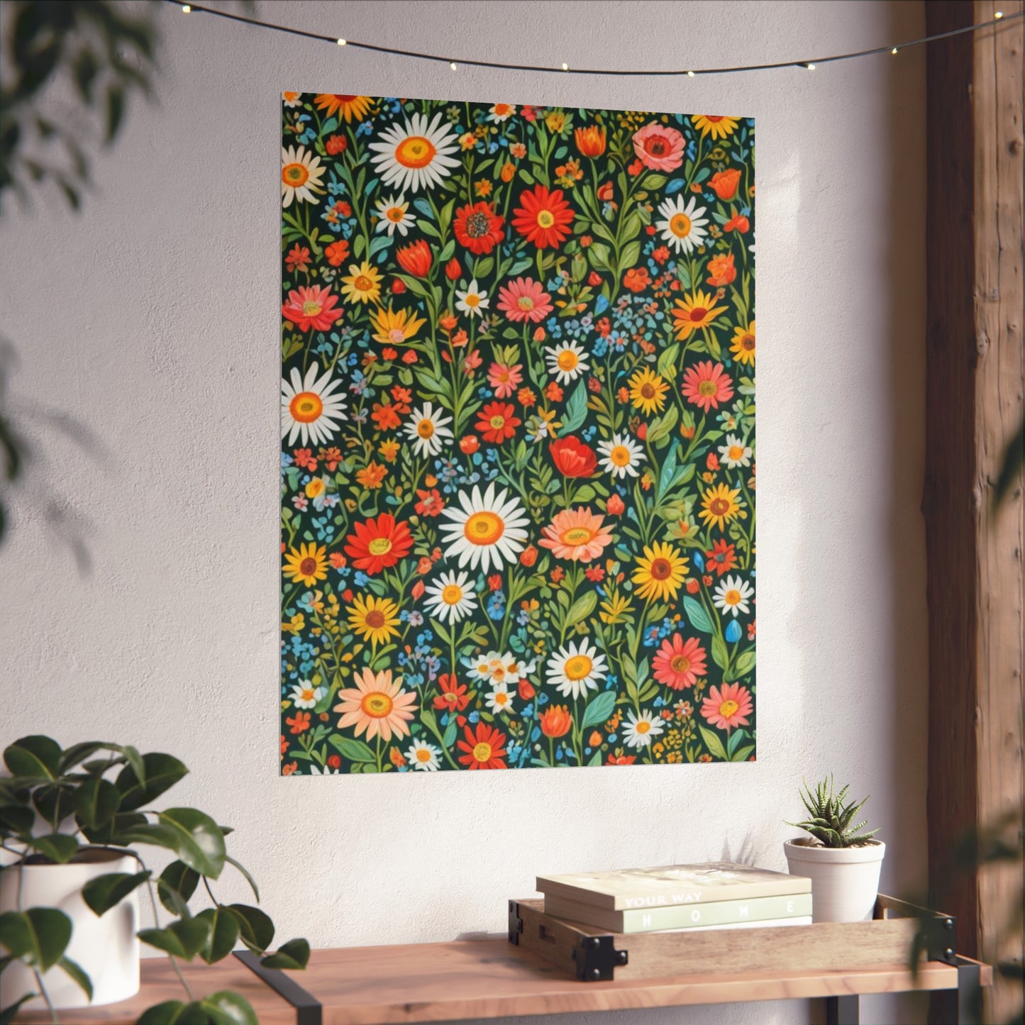 Funky Flowers Glicée Posters