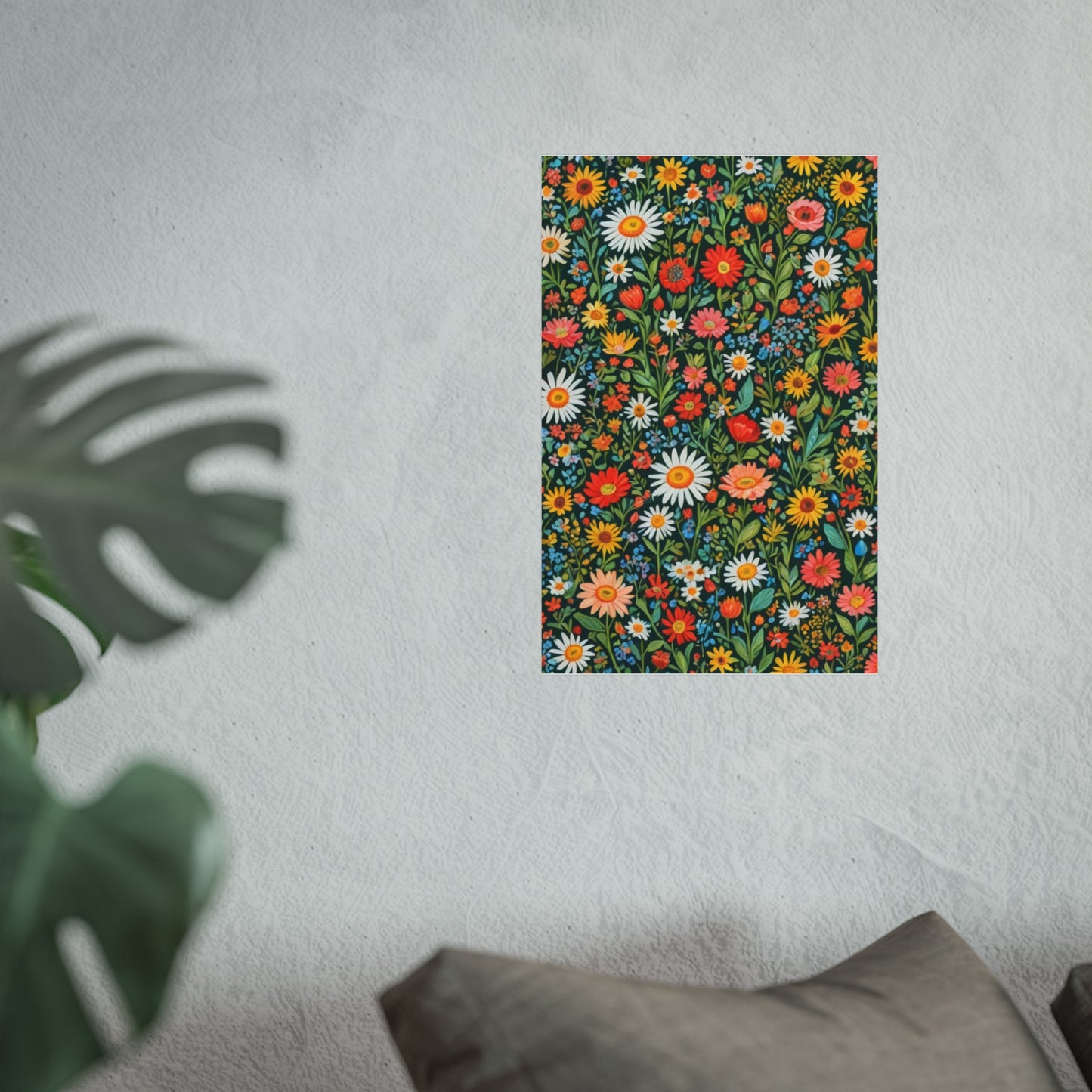 Funky Flowers Glicée Posters