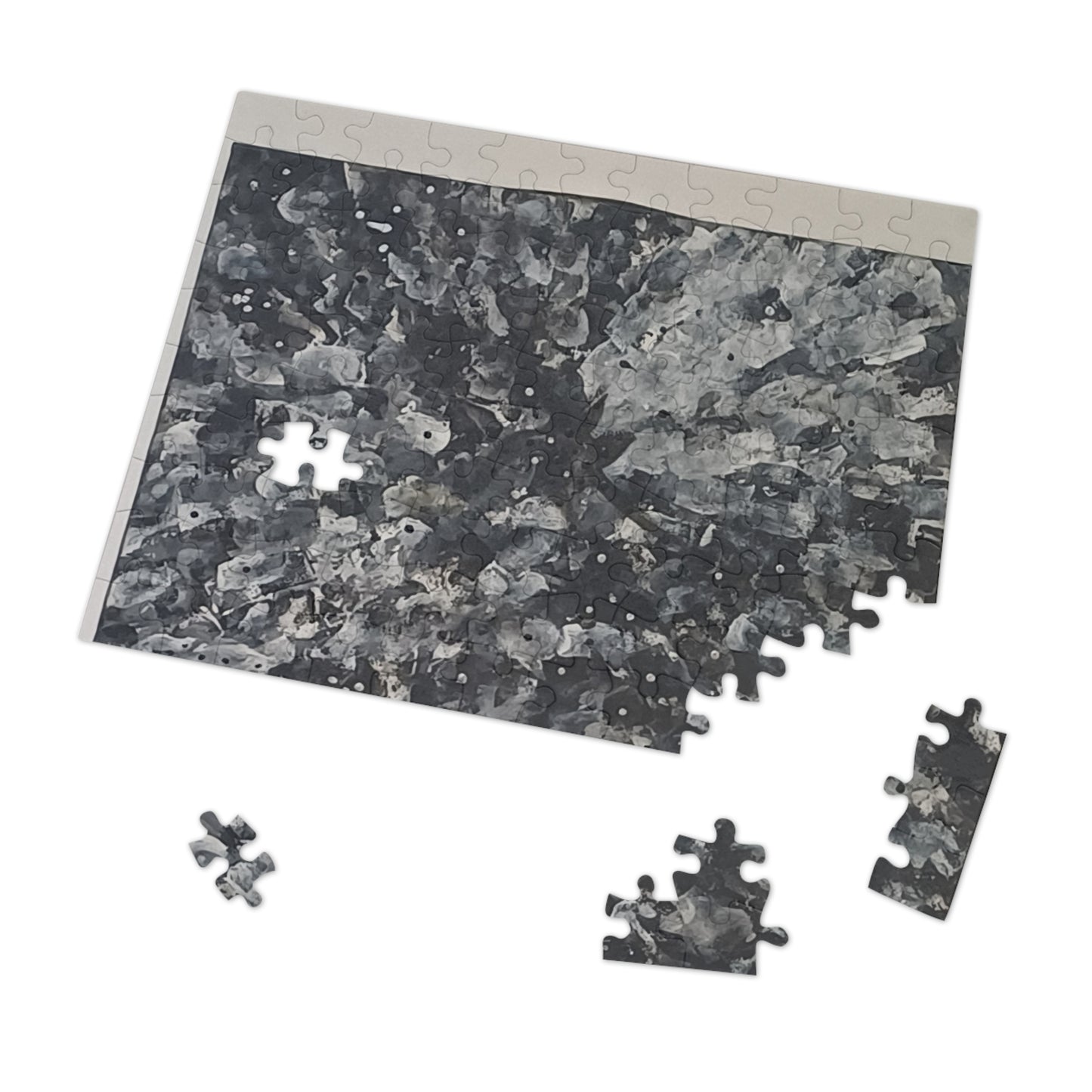 BLACK 6 variants upto 2000 piece Abstract Jigsaw Puzzle with Tin.