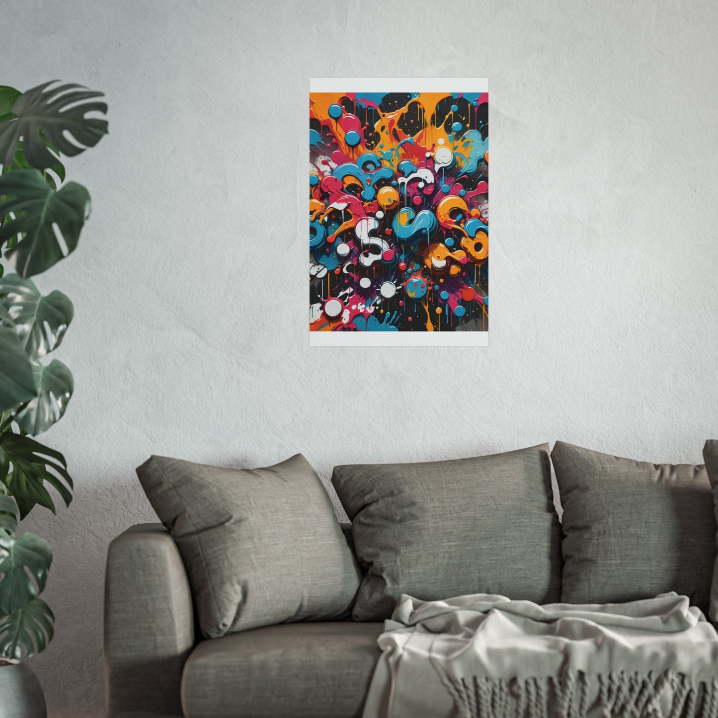 Street  Abstract Glicée Poster various sizes.