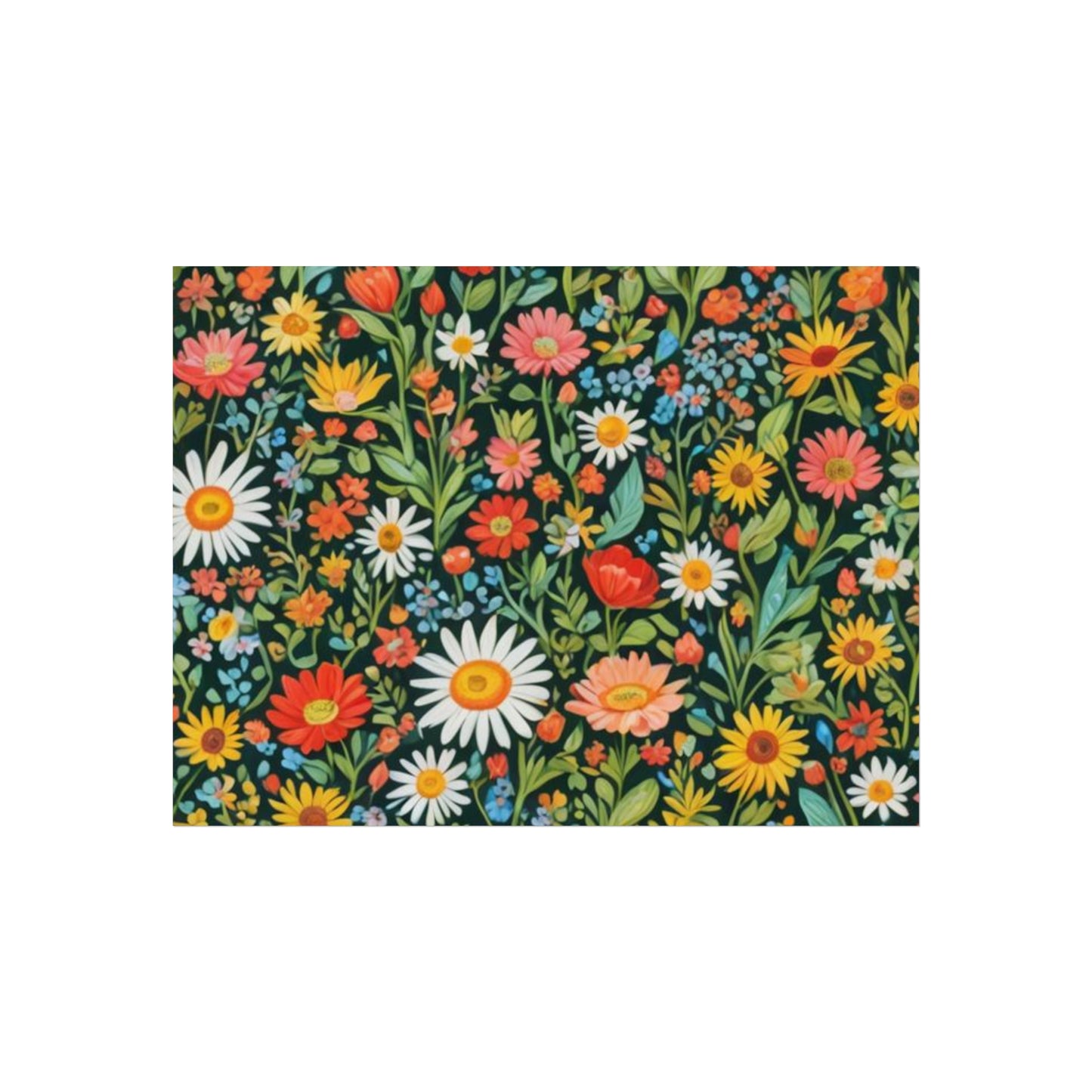 Funky Flowers Glicée Posters