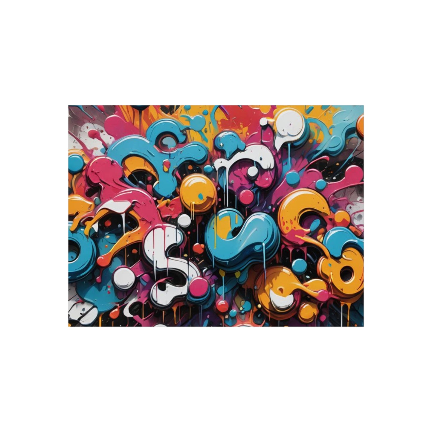 Street  Abstract Glicée Poster various sizes.