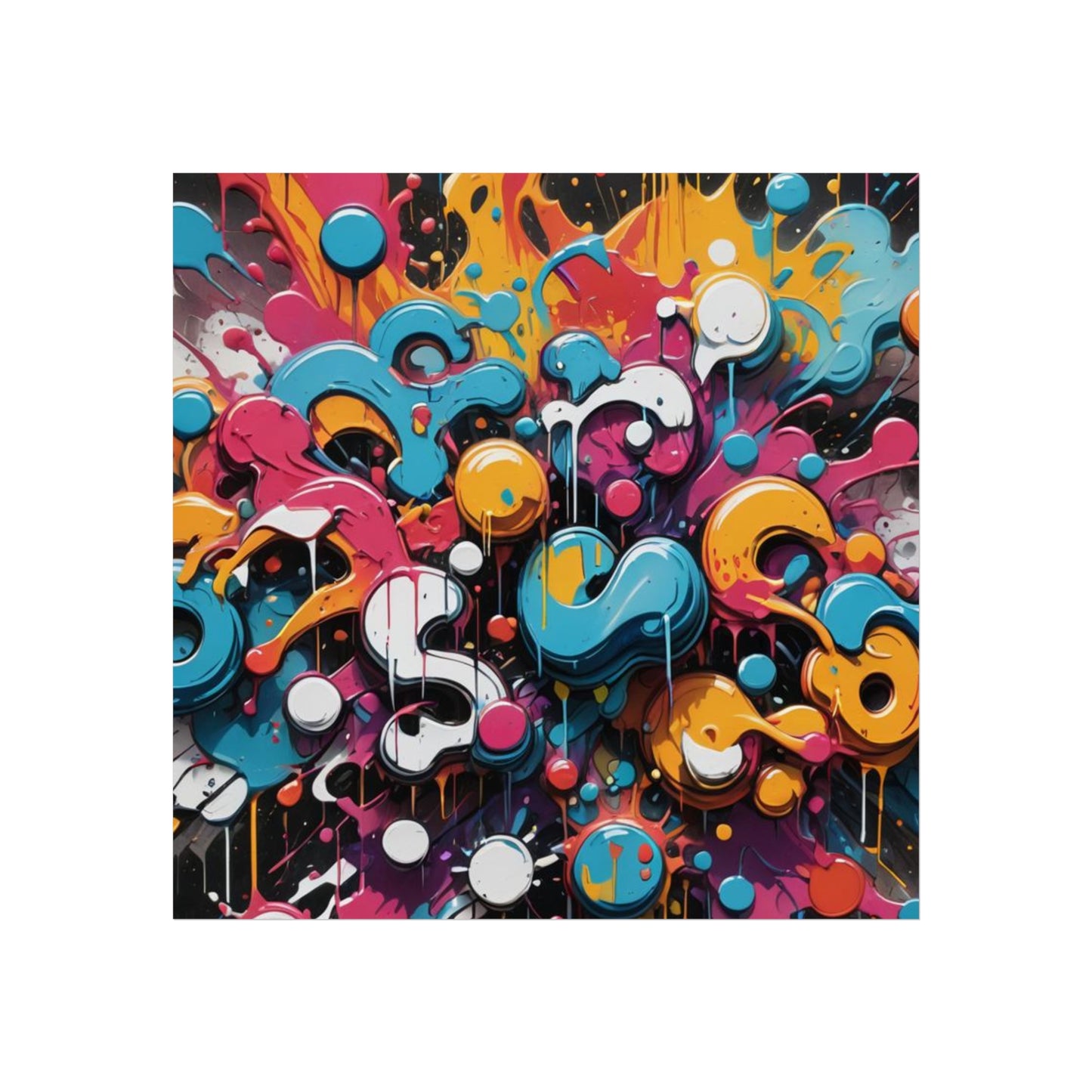 Street  Abstract Glicée Poster various sizes.