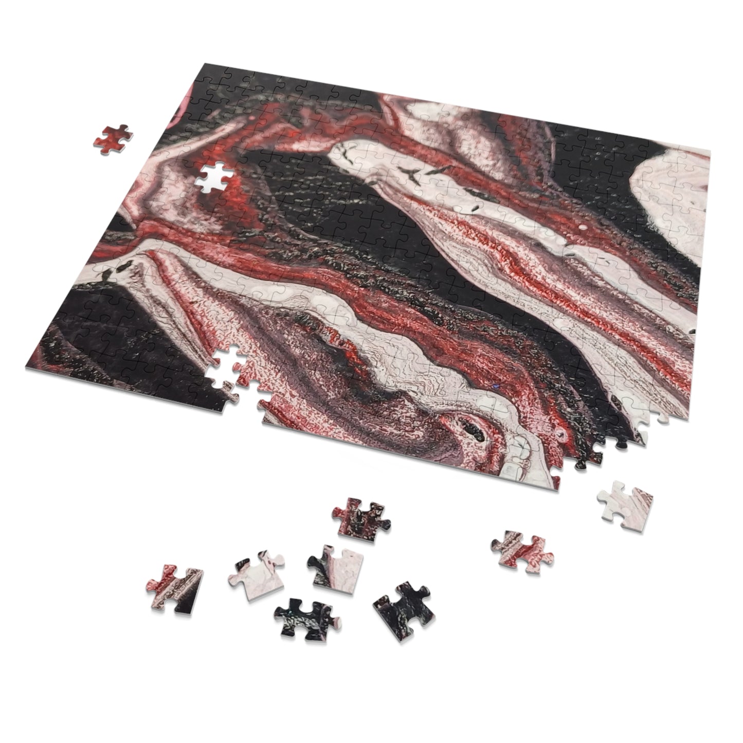 Abstract Waves Jigsaw Puzzle with Tin 6 variants upto 2000 pieces.