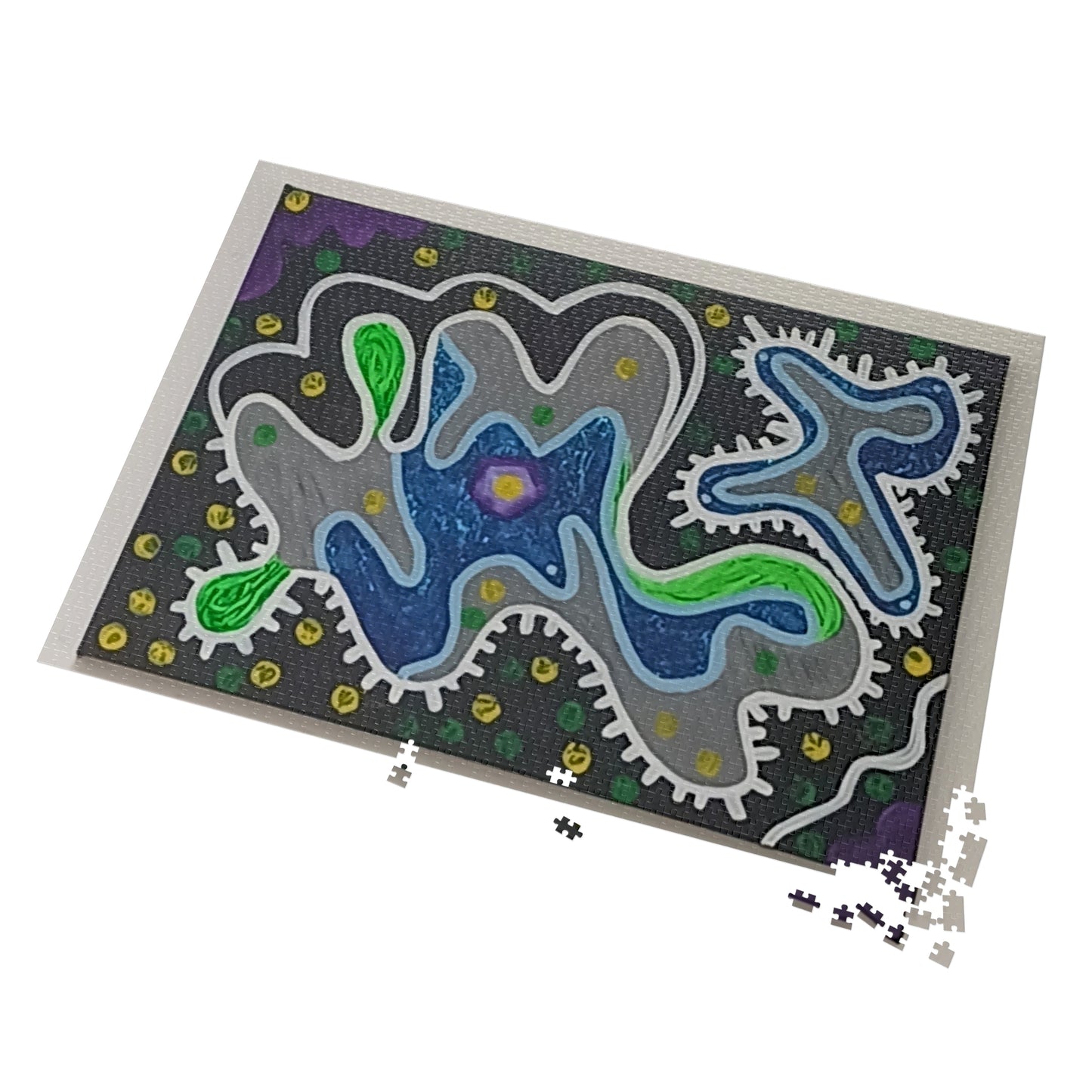 K Colorful Jigsaw Puzzle with Tin, 30 - 2000 pieces