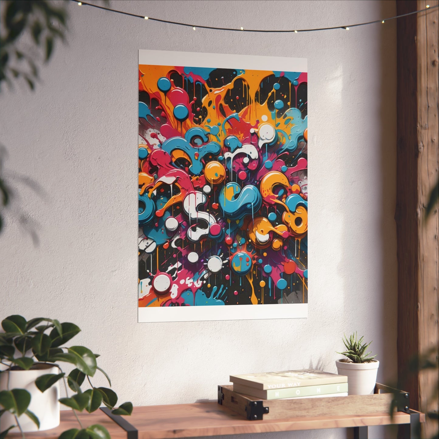 Street  Abstract Glicée Poster various sizes.