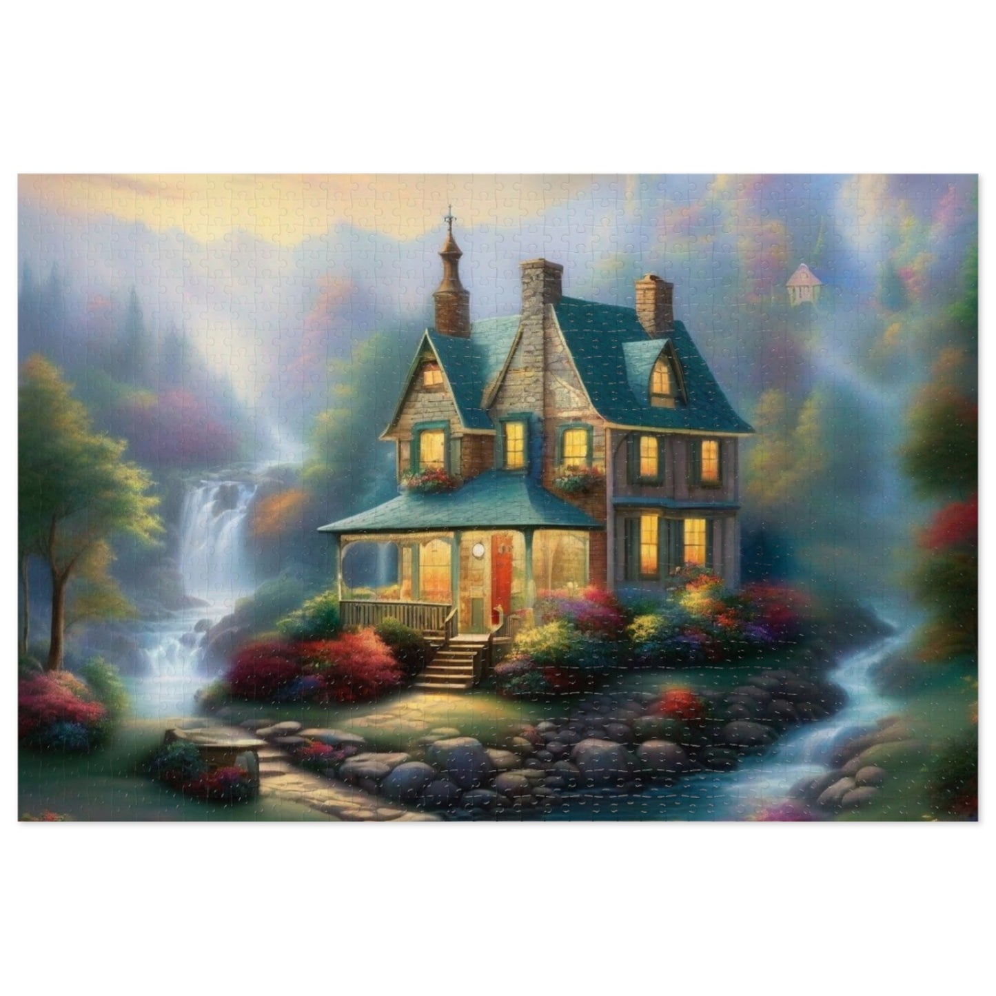 Dreamy Home Puzzle with Tin