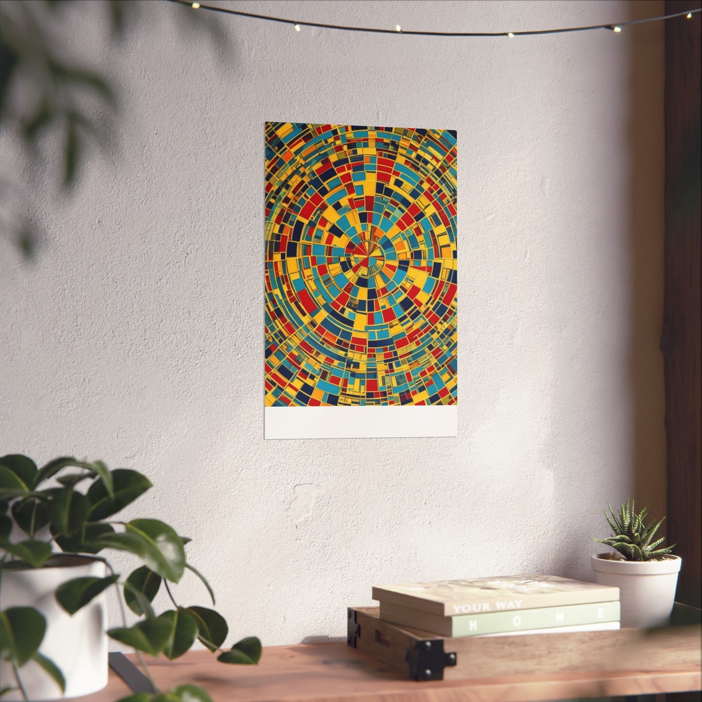 Colorful Abstract Giclée Postert various sizes.