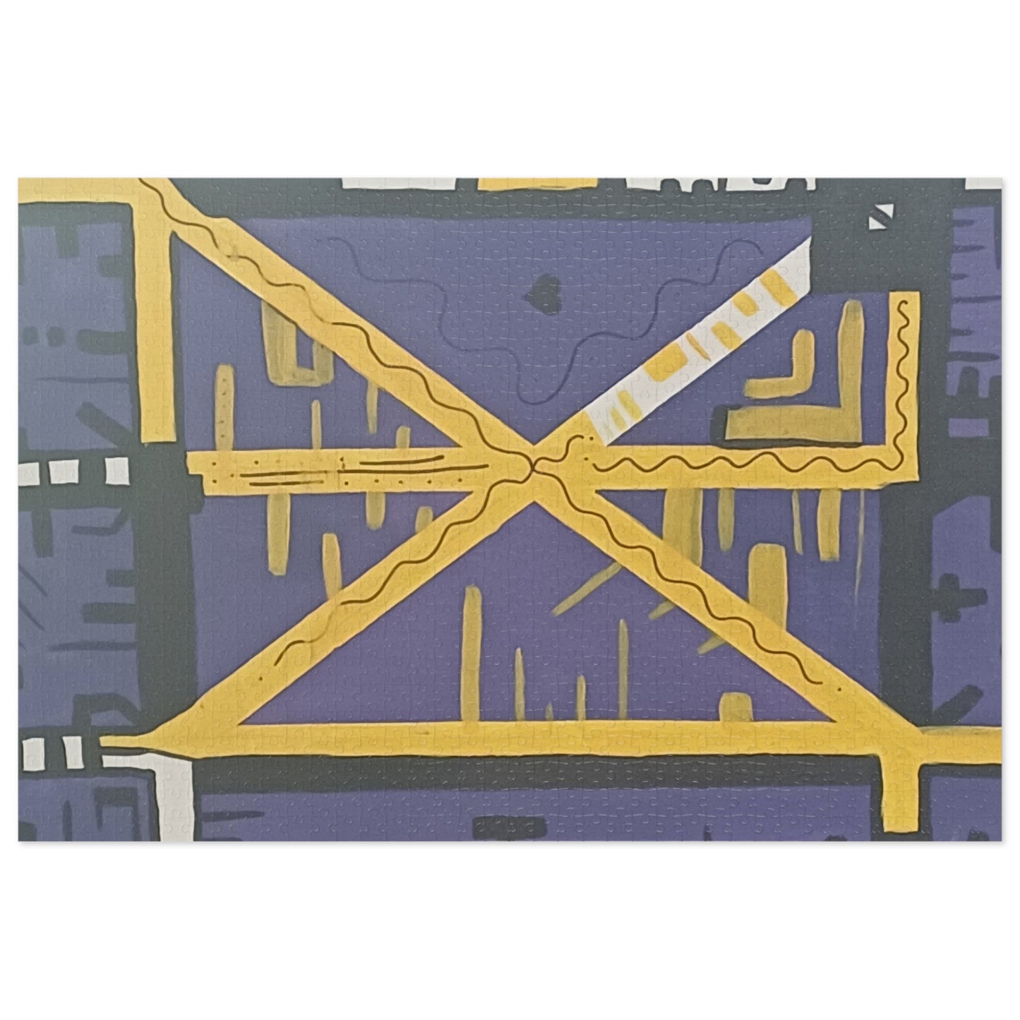 Purple Heart Jigsaw Puzzle with Tin.