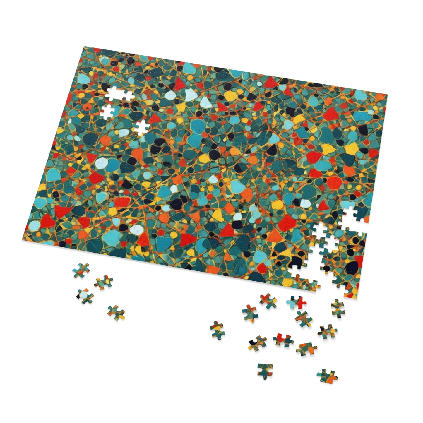 Jigsaw Puzzle with Tin