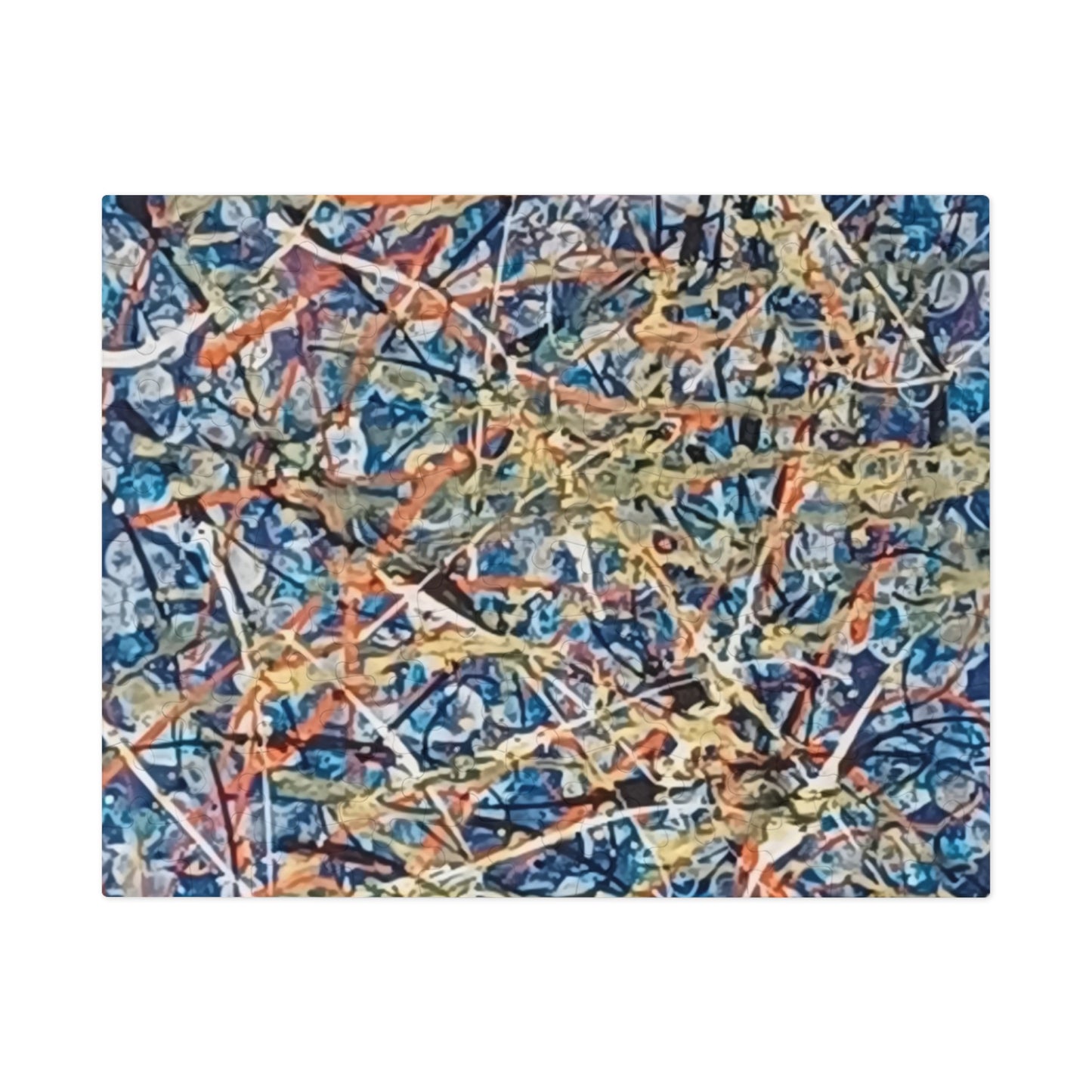 Blue Blitz Abstract Art Jigsaw Puzzle 30 - 2000 pieces