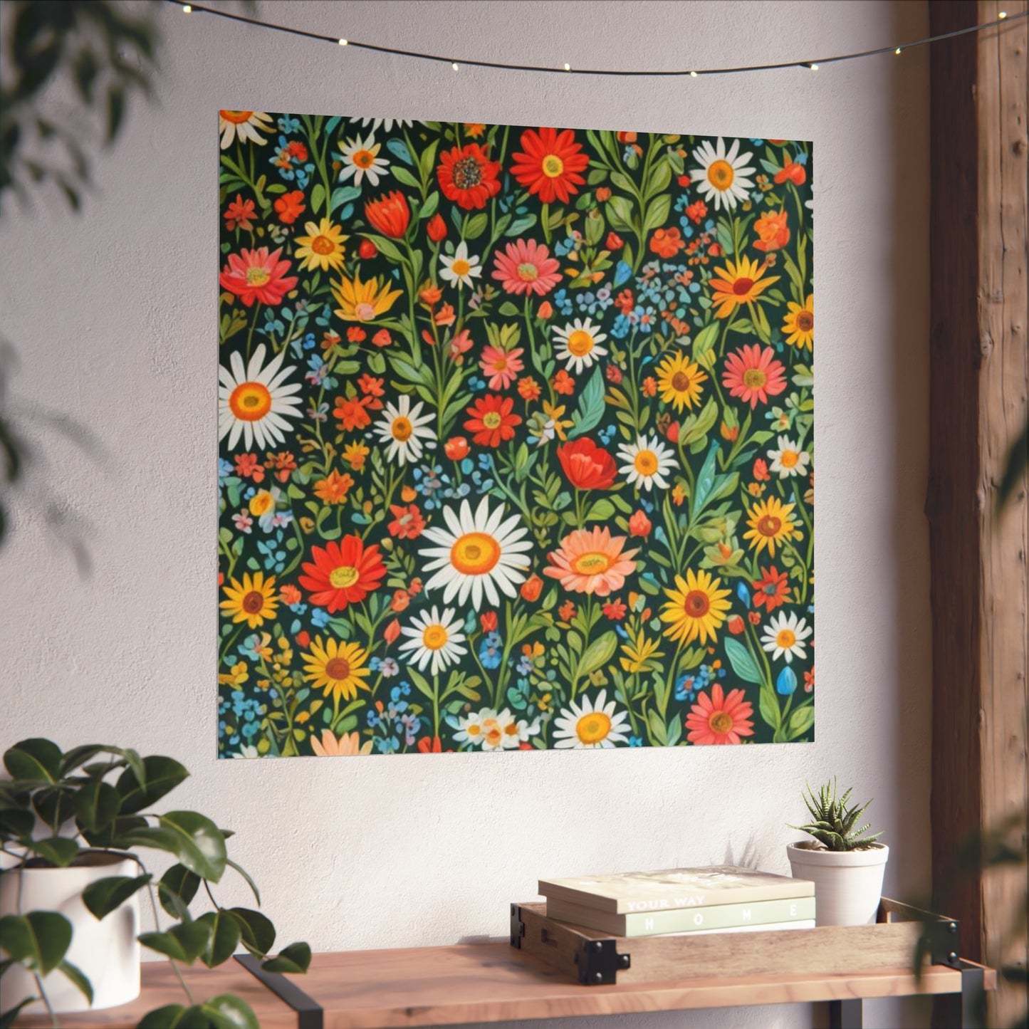 Funky Flowers Glicée Posters