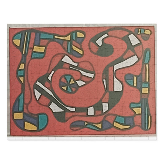 Snake Escapes Jigsaw Puzzle 30-2000 pieces.