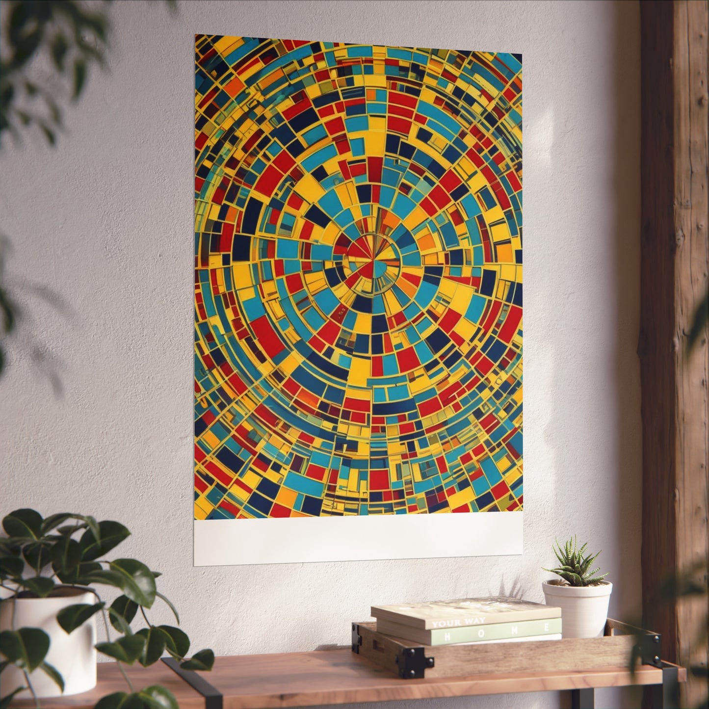 Colorful Abstract Giclée Postert various sizes.