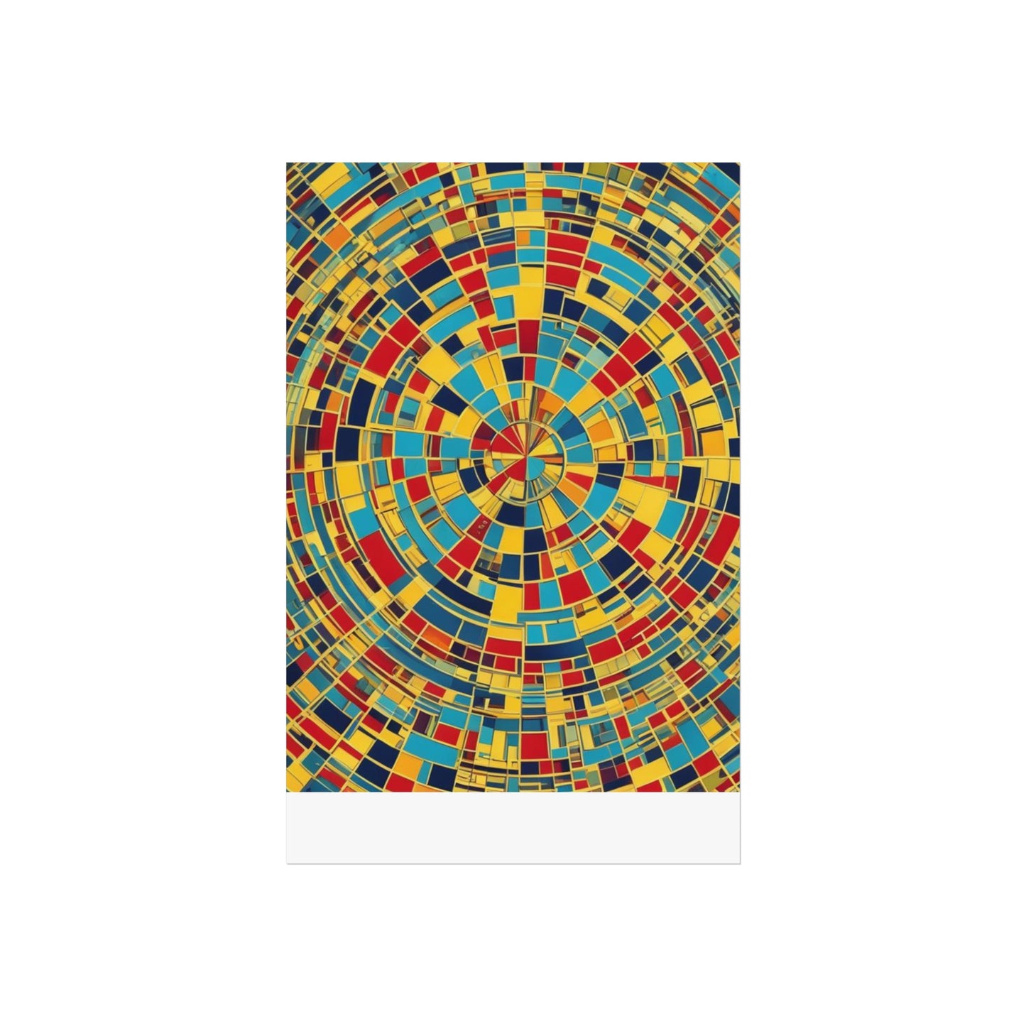 Colorful Abstract Giclée Postert various sizes.
