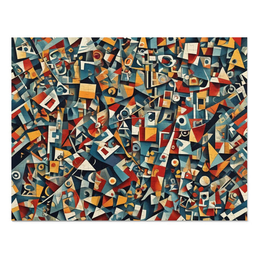 CUBISM Jigsaw Puzzle with Tin