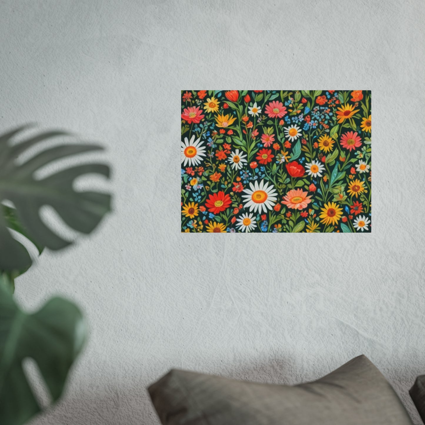 Funky Flowers Glicée Posters