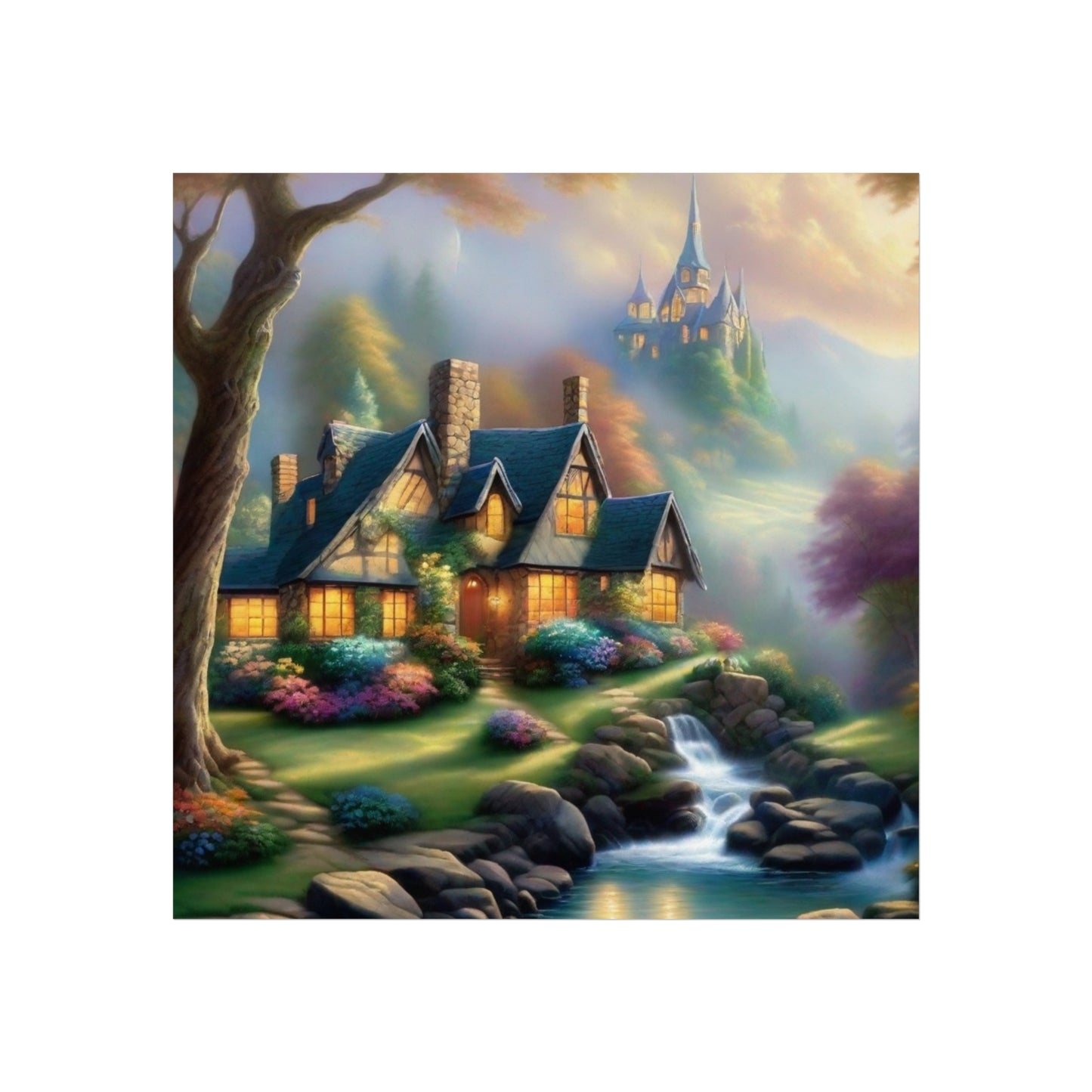 Cozy Cottage 1 Glicée Print.