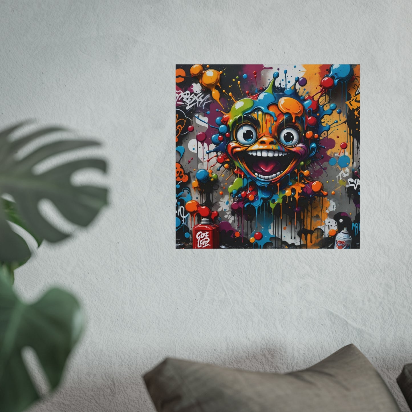 Vibrant Urban Art Print, Colorful Wall Decor, Graffiti Art Poster, Modern [...]