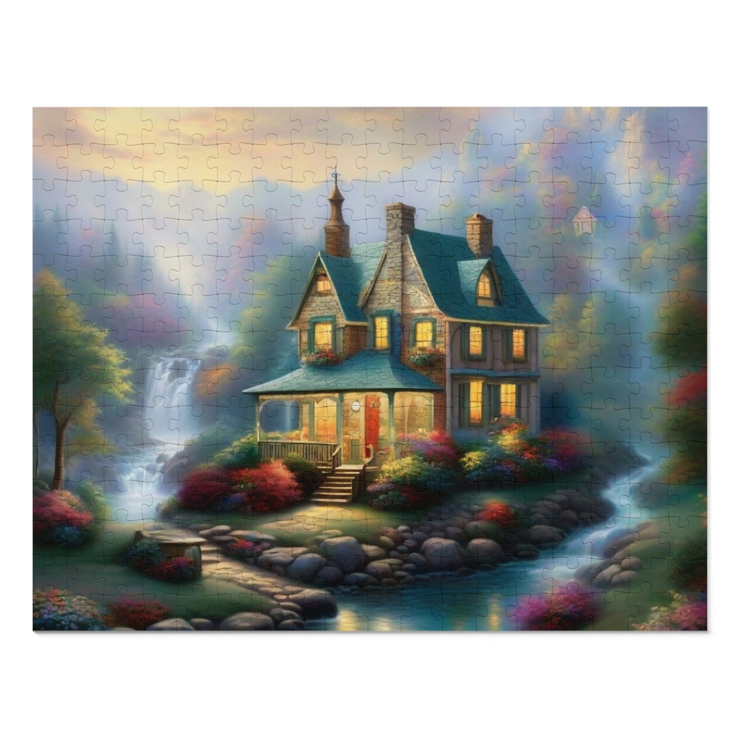Dreamy Home Puzzle with Tin