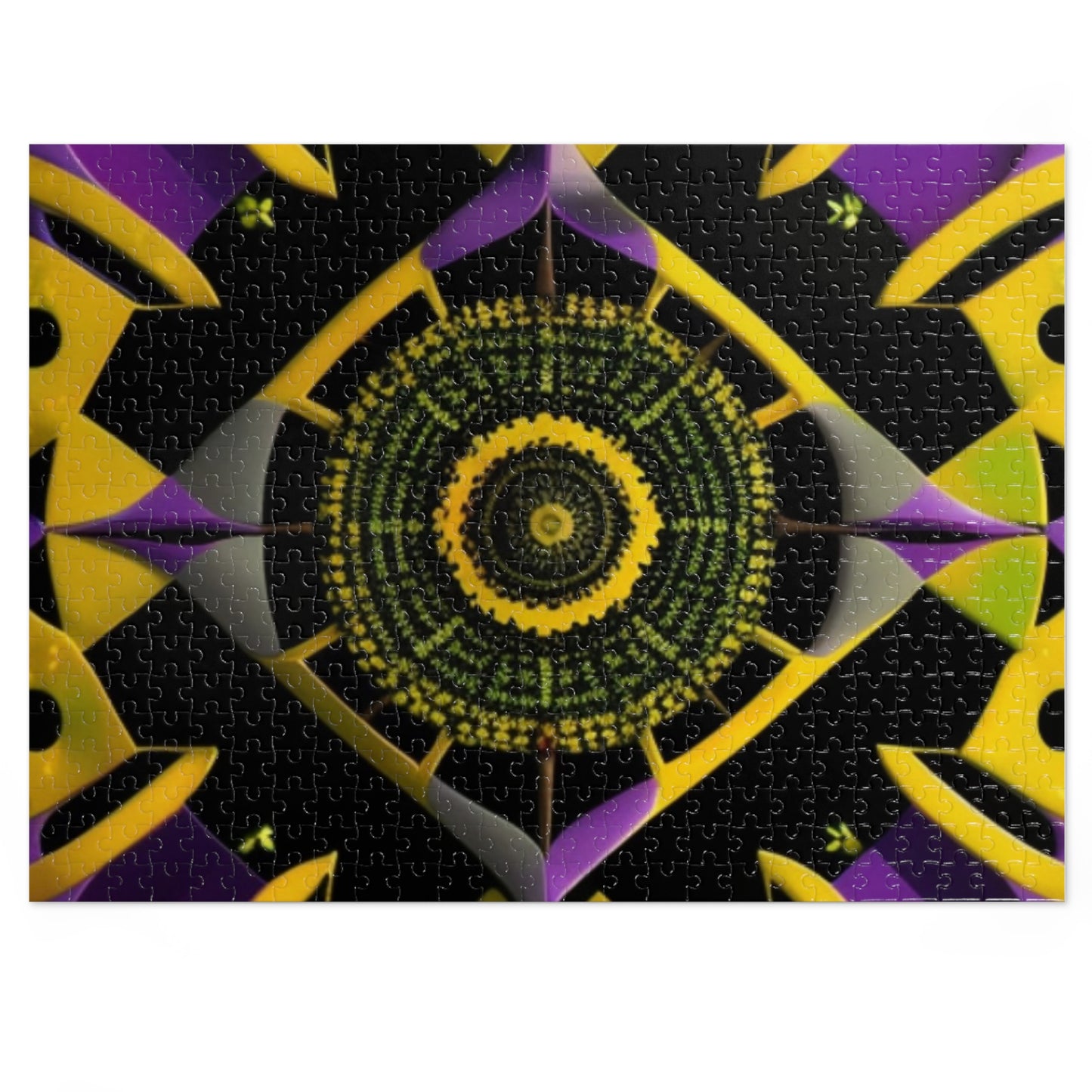 Vibrant Square Jigsaw Puzzle with Tin  30-2000 pieces.