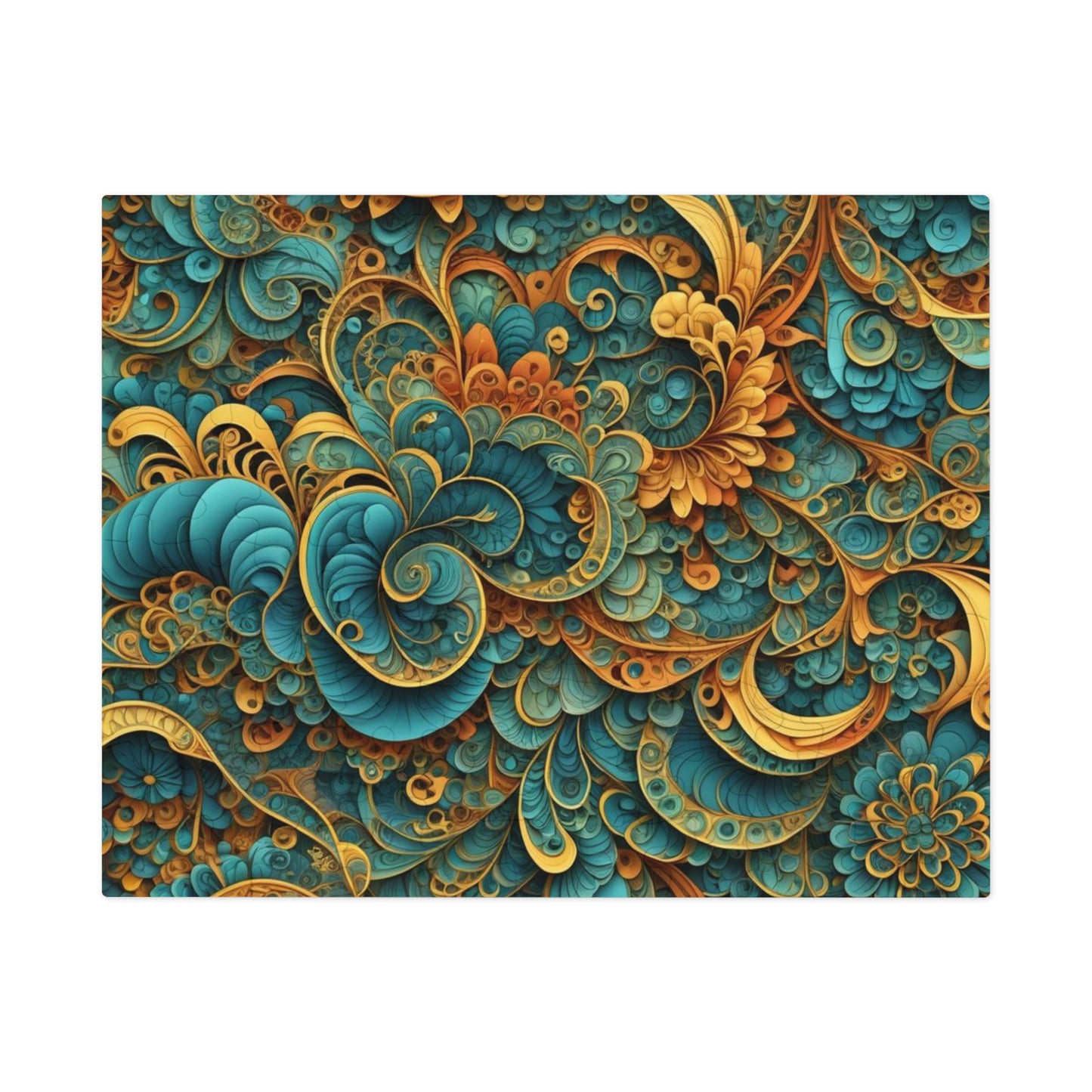 Vibrant Swirl 30 - 2000 piece Jigsaw Puzzle with Tin