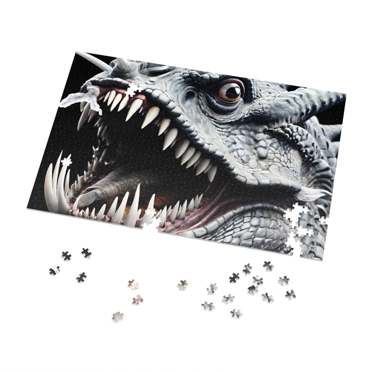 Smiling Dragon Jigsaw Puzzle with Tin 30-2000 pieces.
