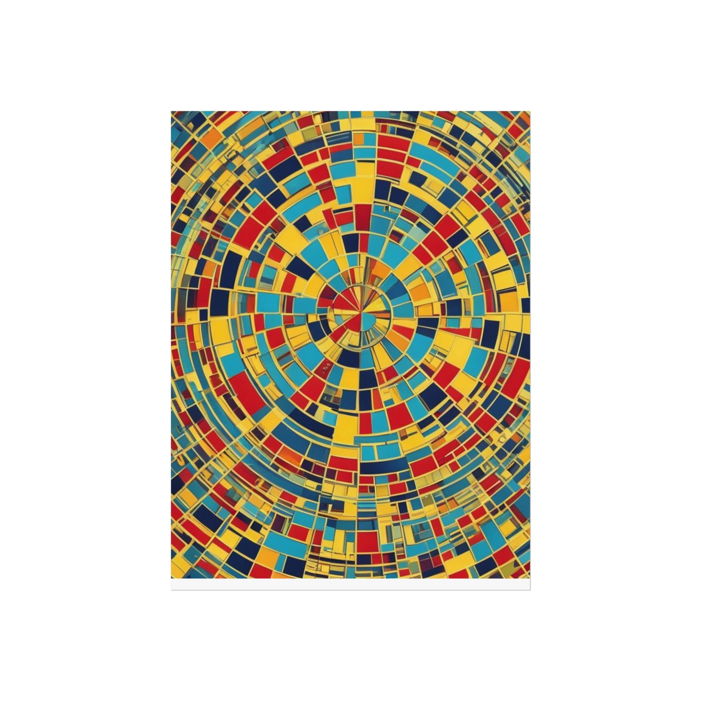 Colorful Abstract Giclée Postert various sizes.