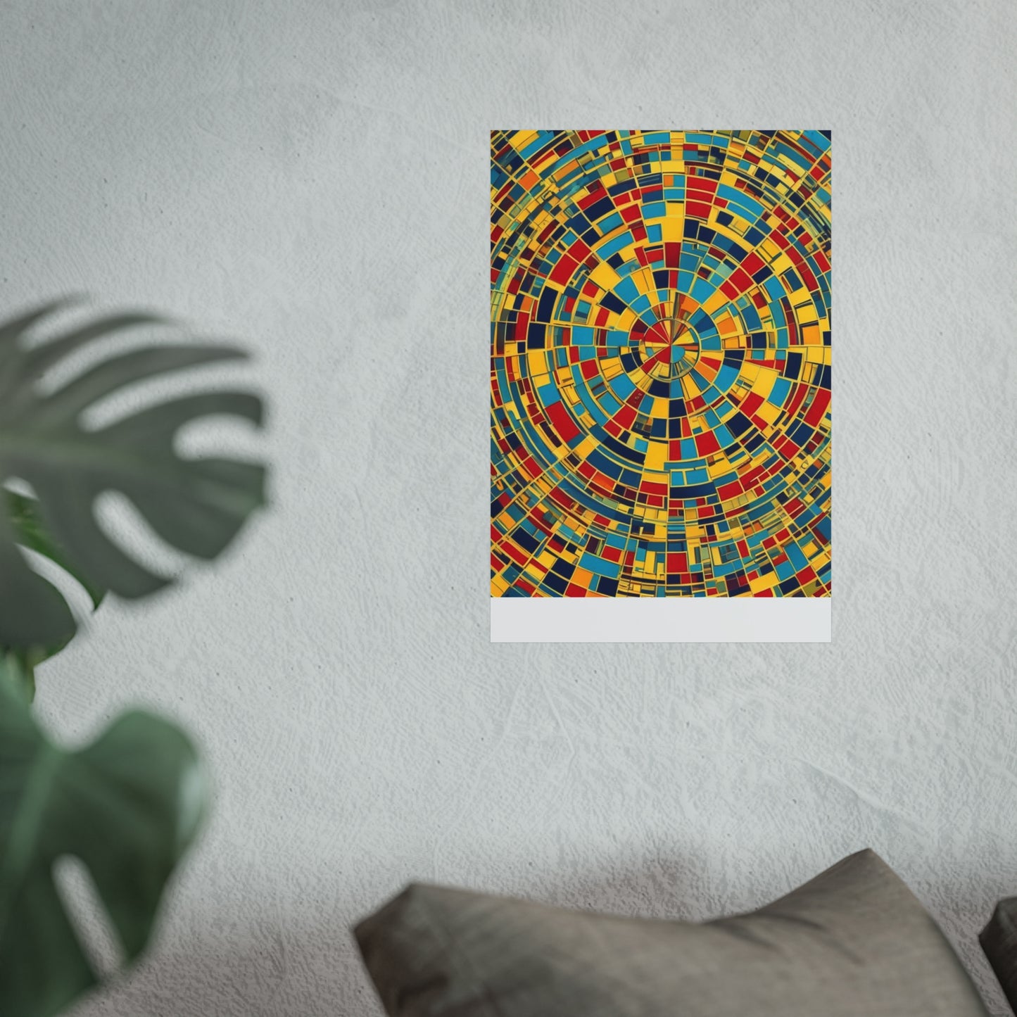 Colorful Abstract Giclée Postert various sizes.