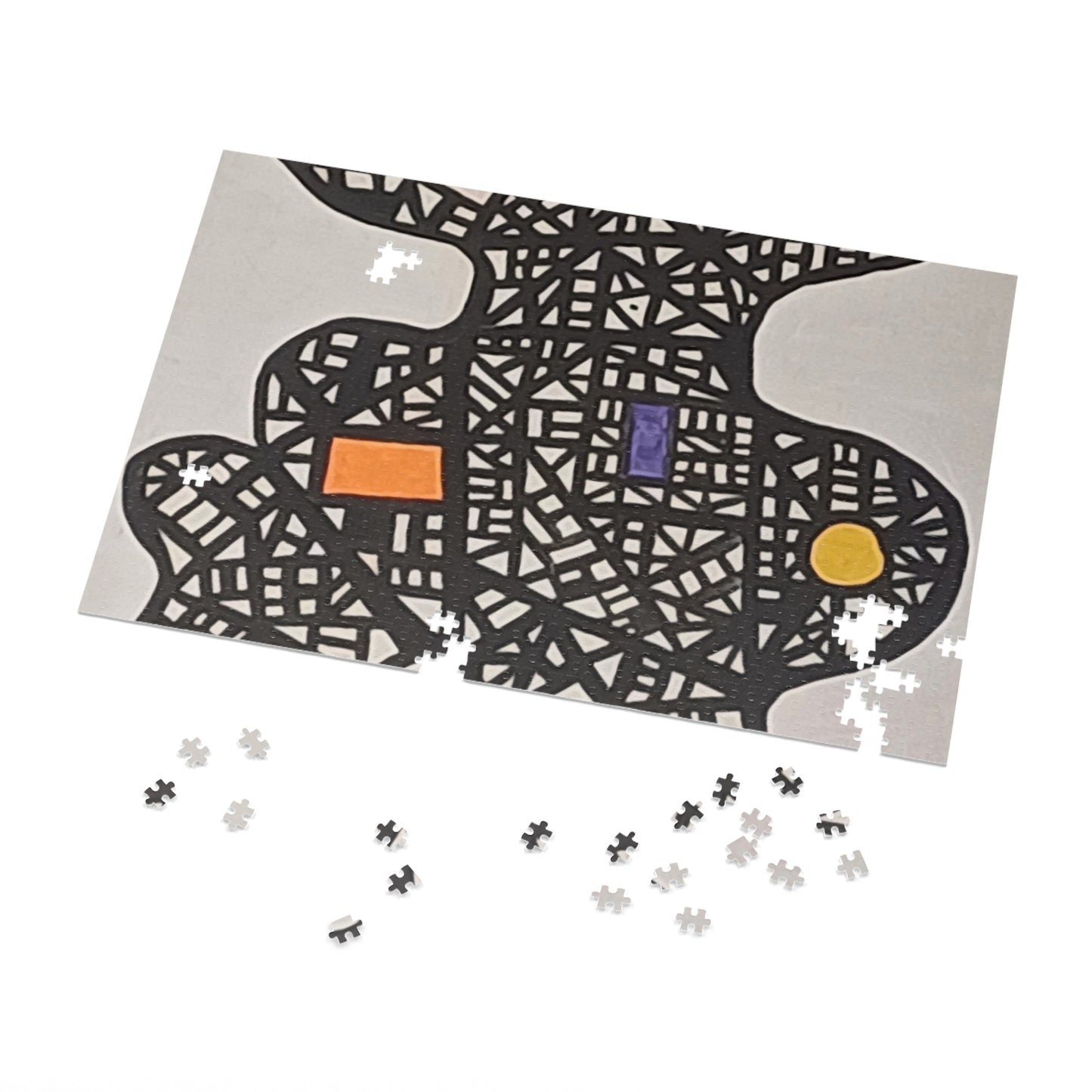 Abstract Design Jigsaw Puzzle with Tin, 30 - 2000 pieces