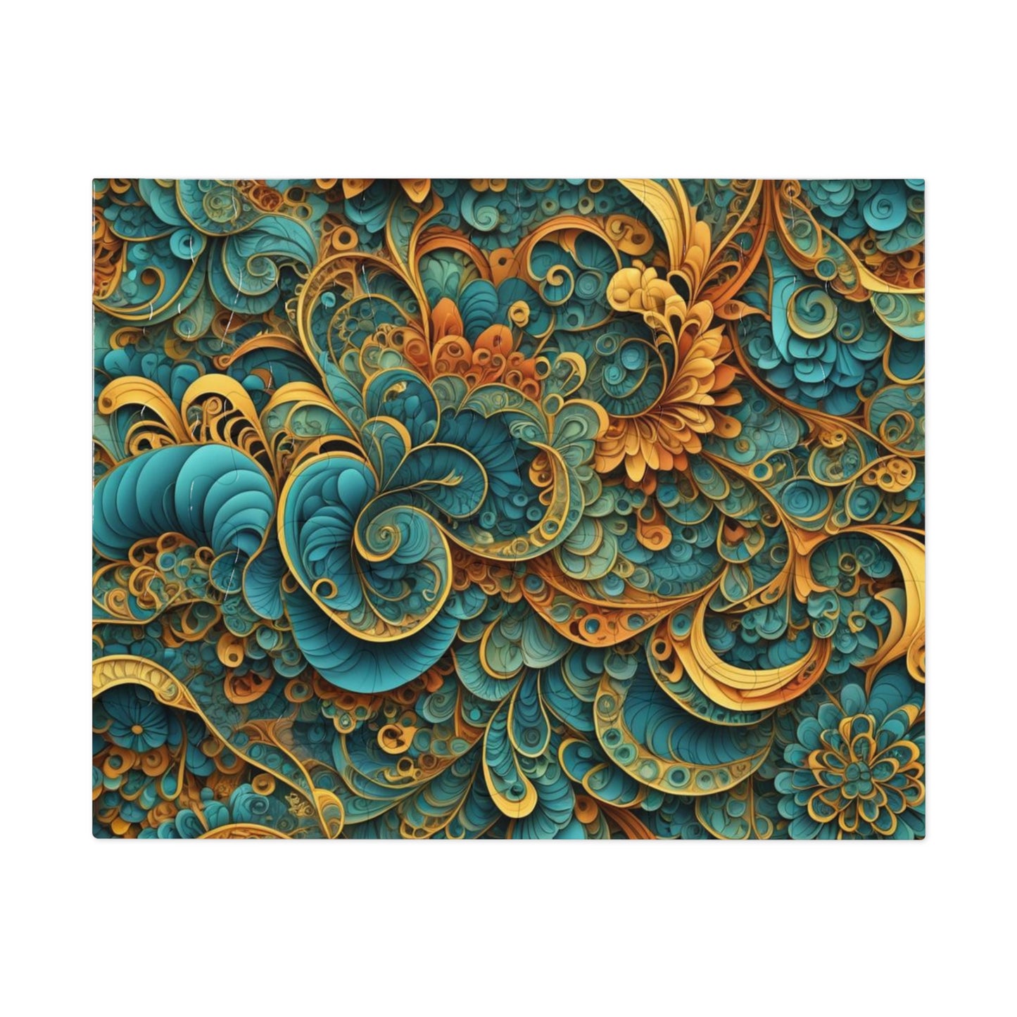 Vibrant Swirl 30 - 2000 piece Jigsaw Puzzle with Tin