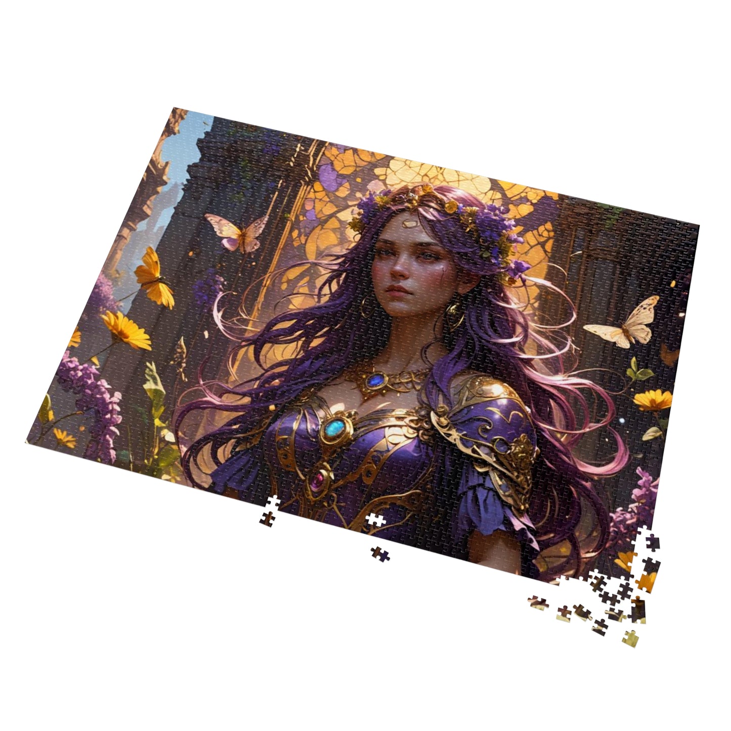 Enchanted Lady purple Puzzle