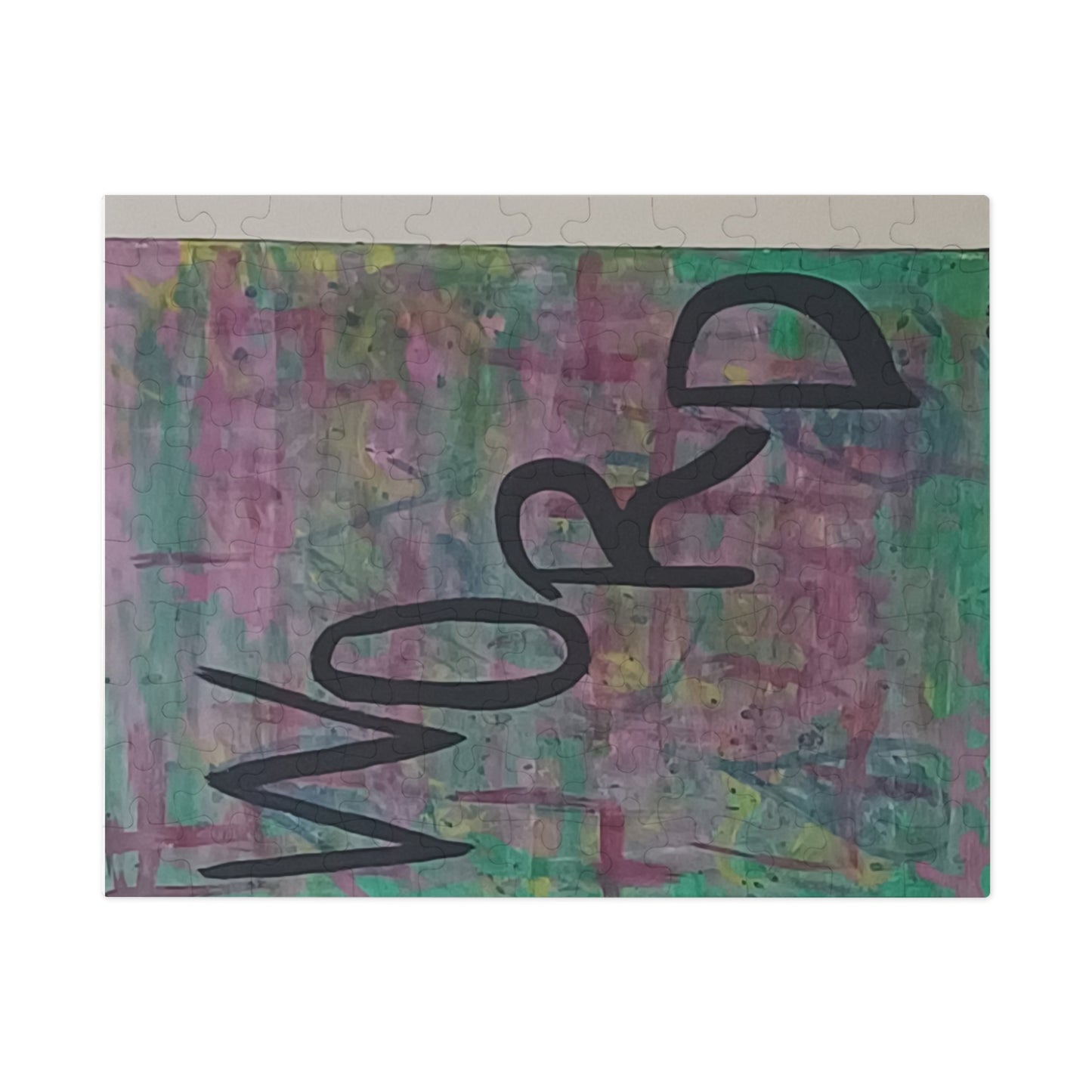 4 LETTER WORD 6 variants upto 2000 piece Abstract Art Jigsaw Puzzle with Tin.