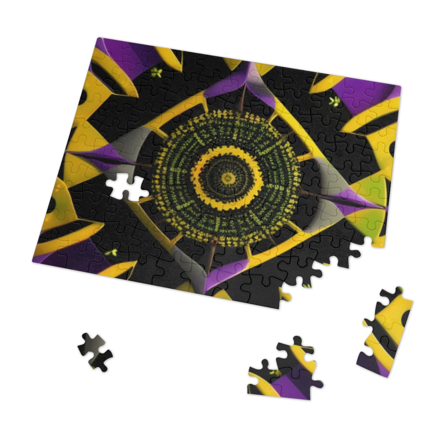 Vibrant Square Jigsaw Puzzle with Tin  30-2000 pieces.